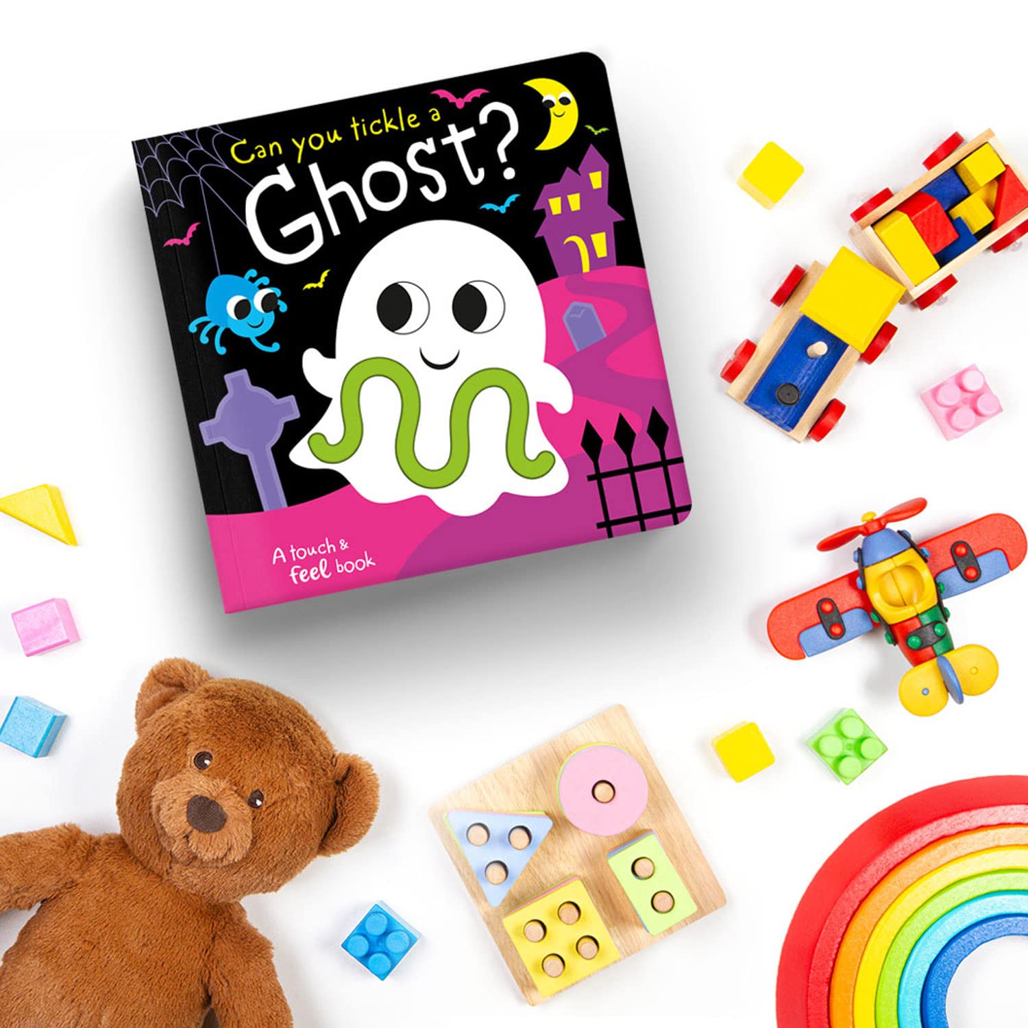 Can You Tickle a Ghost? Interactive Touch & Feel Book for Kids – Fun Halloween Sensory Play & Spooky Storytime