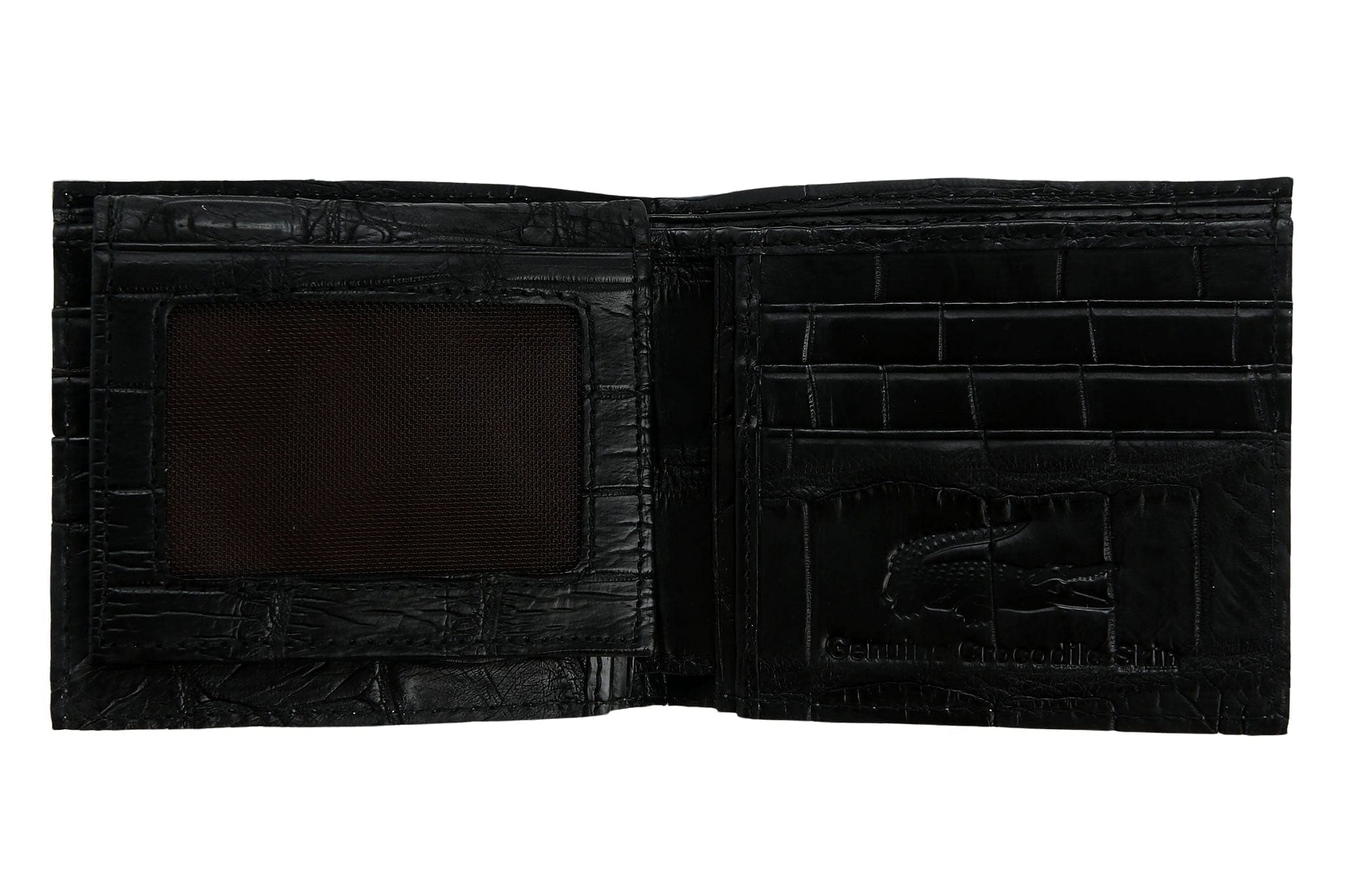 Luxury Genuine White Crocodile Leather Wallet for Men - Premium Designer Money Clip Billfold - Perfect for Business, Gifts & Formal Occasions