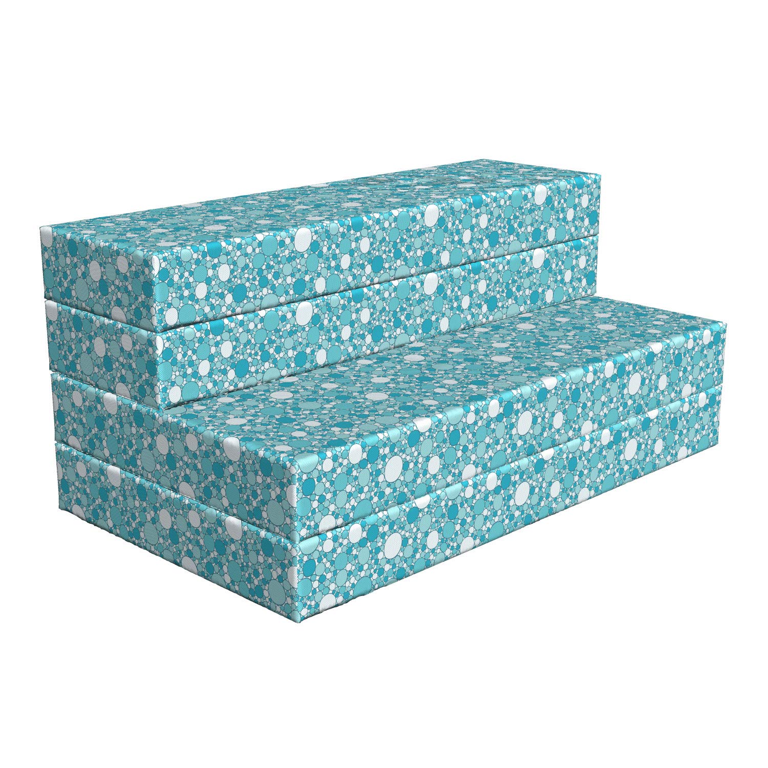 Ambesonne Abstract Foldable Mattress - Modern Bubbles Pattern, 78.7