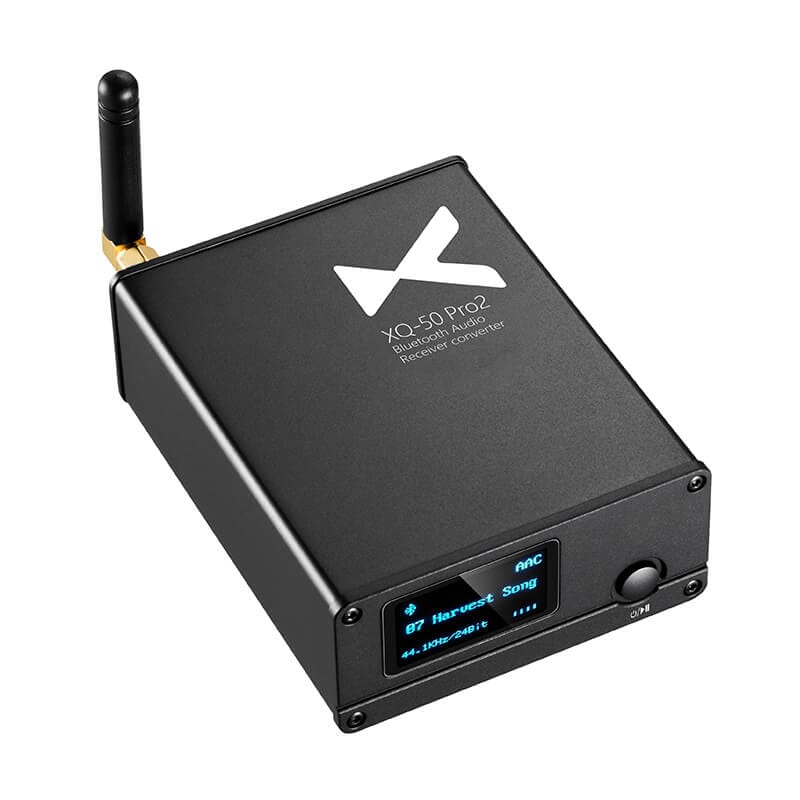 xDuoo XQ50 Pro2 Bluetooth 5.1 DAC Audio Receiver Converter - HiFi Digital to Analog Converter for PC, Smartphone & Home Audio System - Perfect for Music Streaming, Gaming & Studio Monitoring