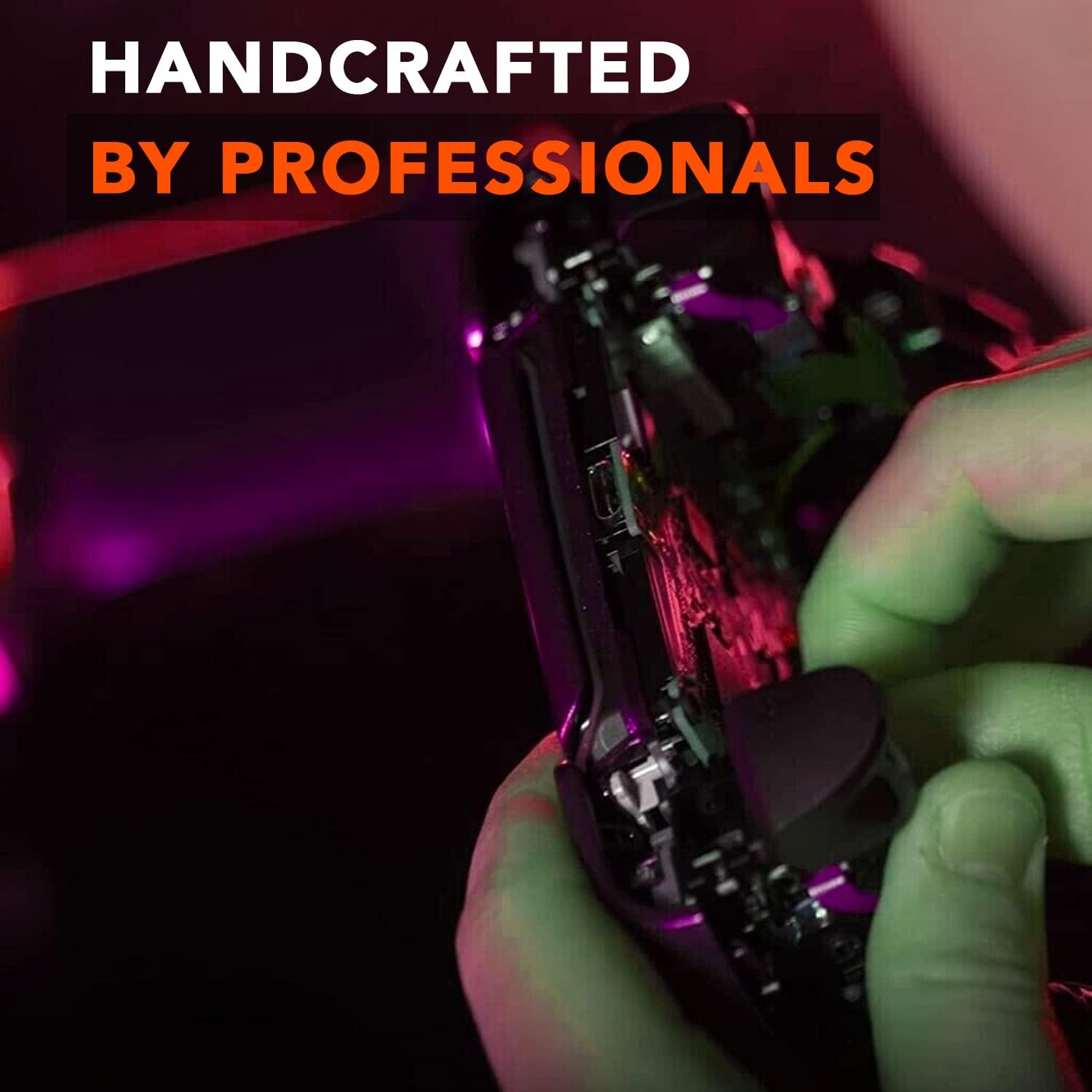 MODDEDZONE M Series Wireless Custom PS5 Controller - OEM-Quality Custom Designs for Playstation 5 with Unique Styles - Perfect for Competitive Gaming, Streaming & Enhanced Gameplay (Clown Ha Ha Design)