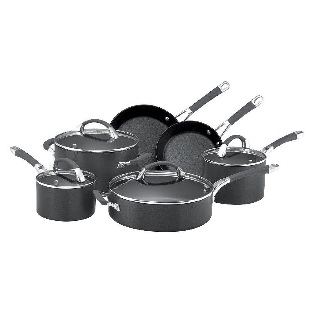 Anolon Endurance+ 6-Piece Nonstick Cookware Set - Pots and Pans for Frying, Sautéing & Boiling - Perfect for Home Cooking & Professional Kitchens