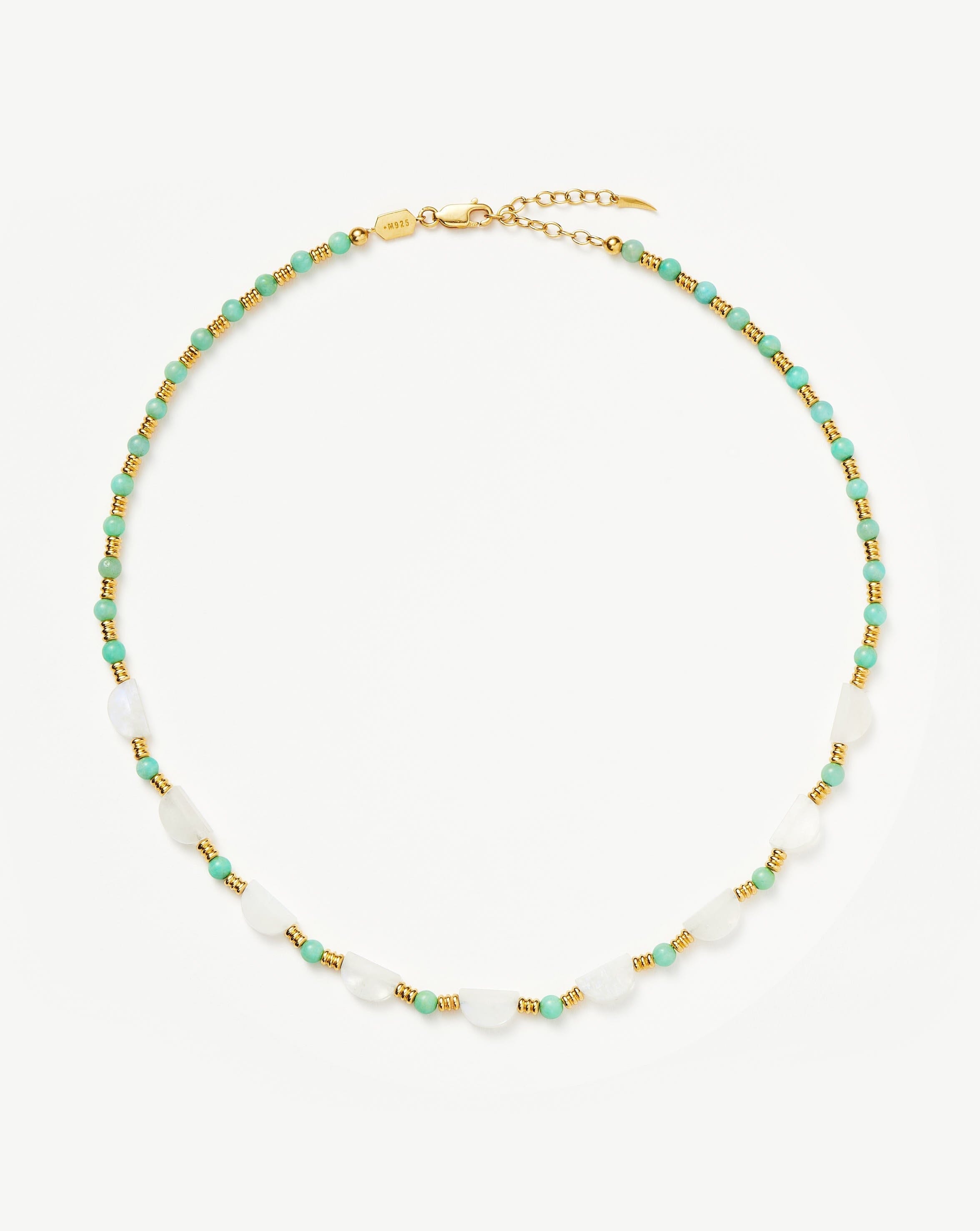 Zenyu Gemstone Beaded Choker Necklace for Women - Elegant Bohemian Crystal Jewelry Gift for Her - Perfect for Parties, Weddings & Everyday Wear
