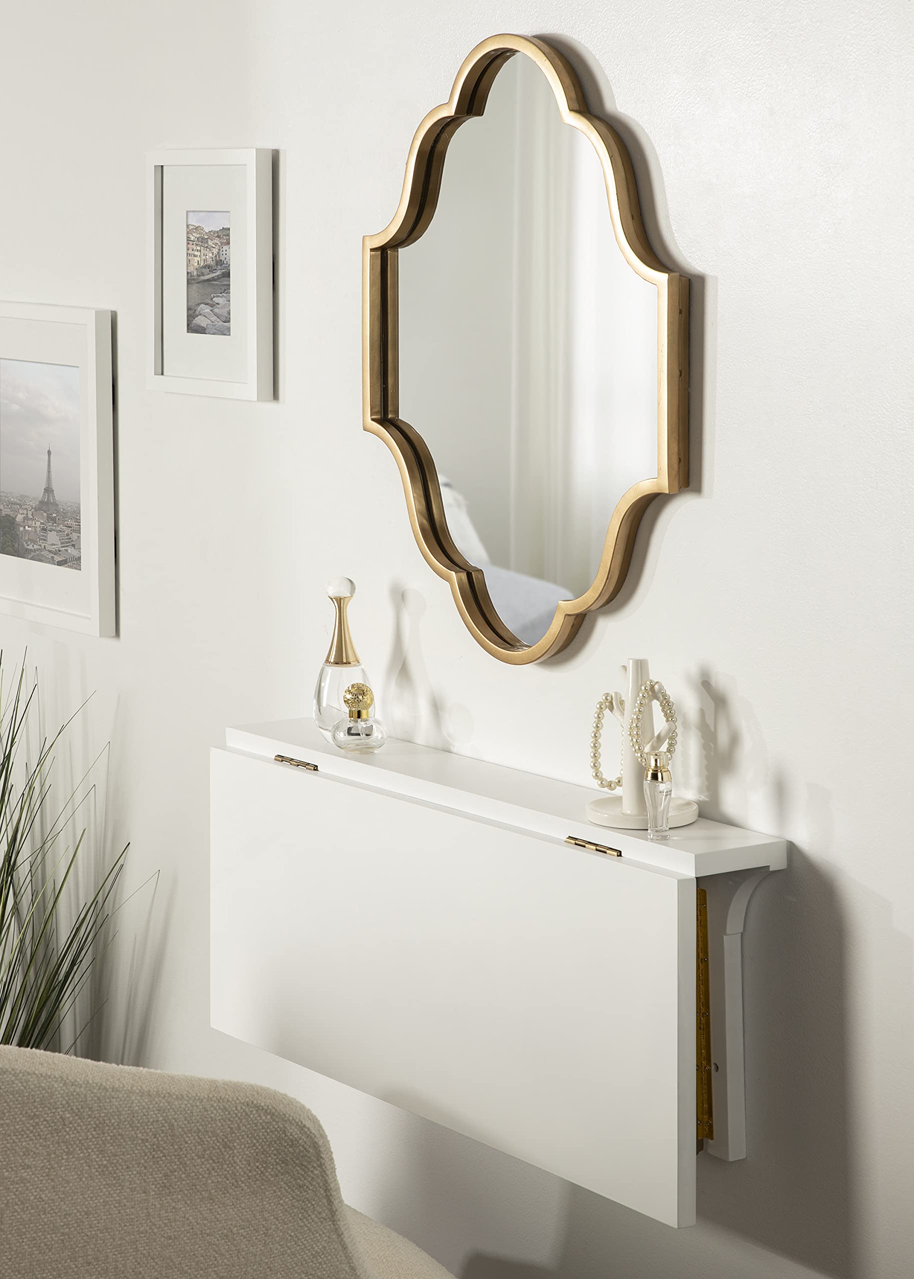 Kate and Laurel Corblynd Wall Mounted Floating Desk - 30