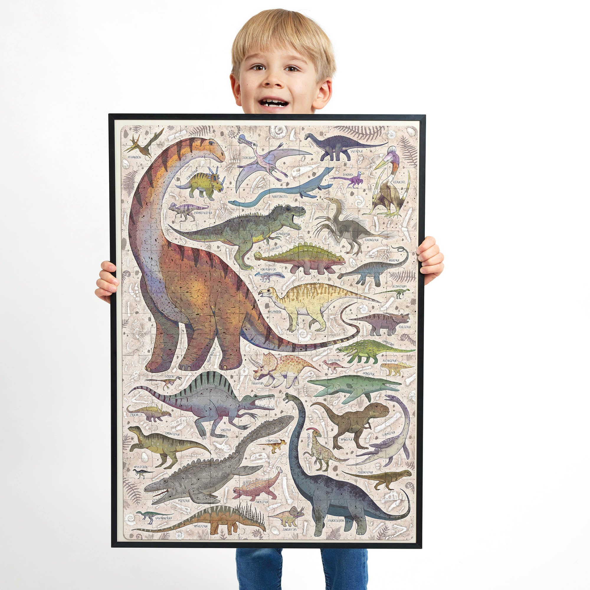 Banana Panda Puzzlove Dinosaurs Jigsaw Puzzle 200 Pieces - Educational Kids Puzzle for Dinosaur Lovers, Perfect for Family Game Night & Classroom Learning Activities