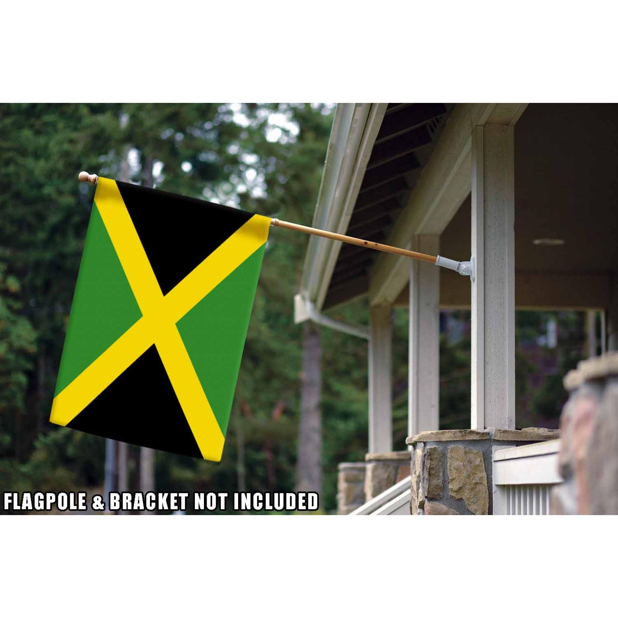 Toland Home Garden 1010643 Jamaica Flag 28x40 Inch - Premium Outdoor Decorative House Flag for Porch, Yard & Patriotic Displays