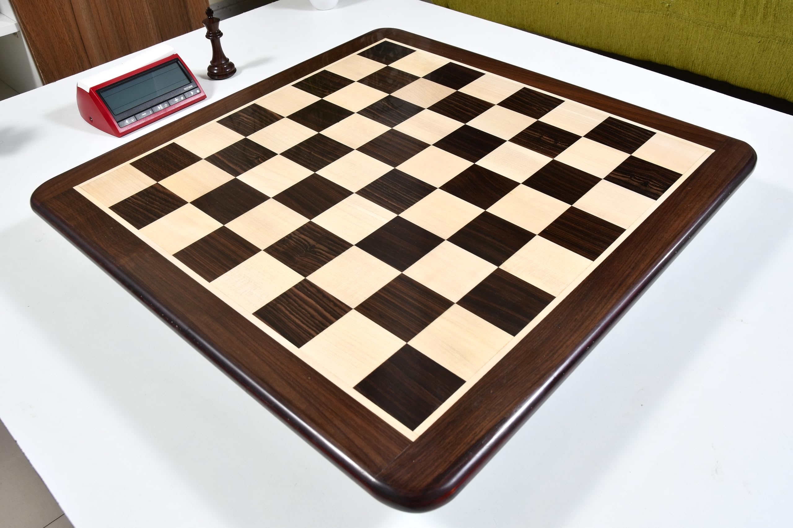 21'' Premium Wooden Chess Board Game - Handcrafted Indian Rosewood Chessboard with 55mm Squares | Perfect for Tournaments, Home Decor & Gifts