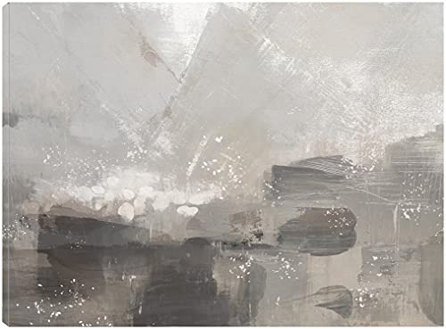 Contemporary Gray Abstract landscape