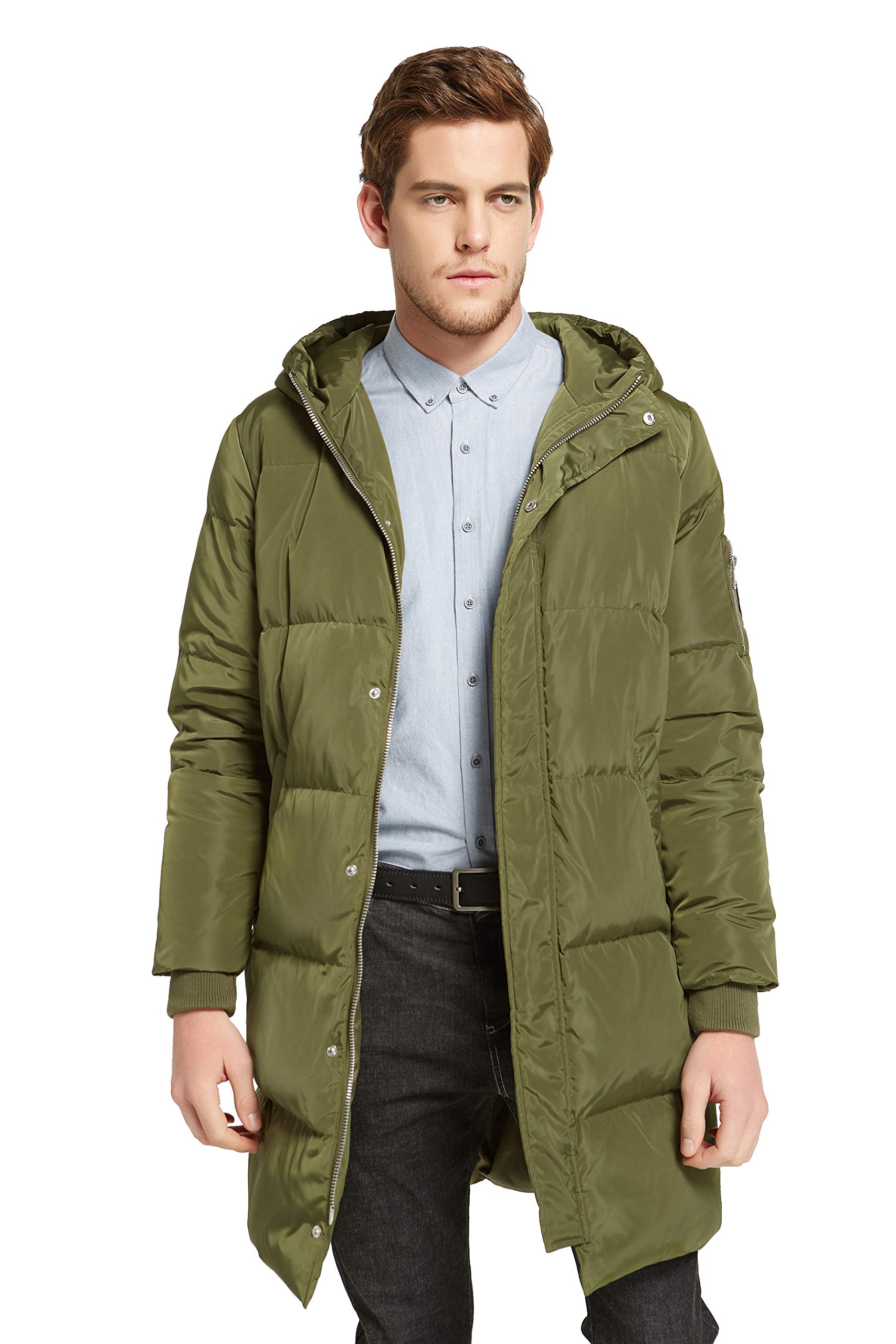 Orolay Men's Thickened Down Jacket - Winter Warm Puffer Coat for Extreme Cold Weather | Outdoor Activities, Skiing, Snowboarding & Daily Commute