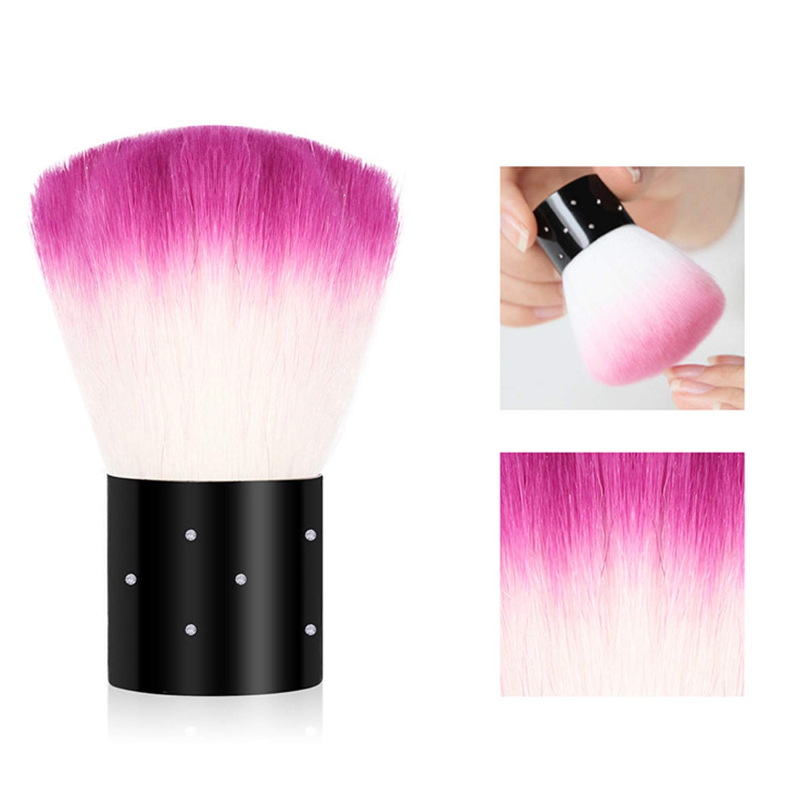 14pcs Acrylic Nail Brush Kit - Professional Nail Art Design Pen Set with UV Builder Brush & Dust Brush Tools (Multicolor) for Salon, Home Manicure & DIY Nail Art