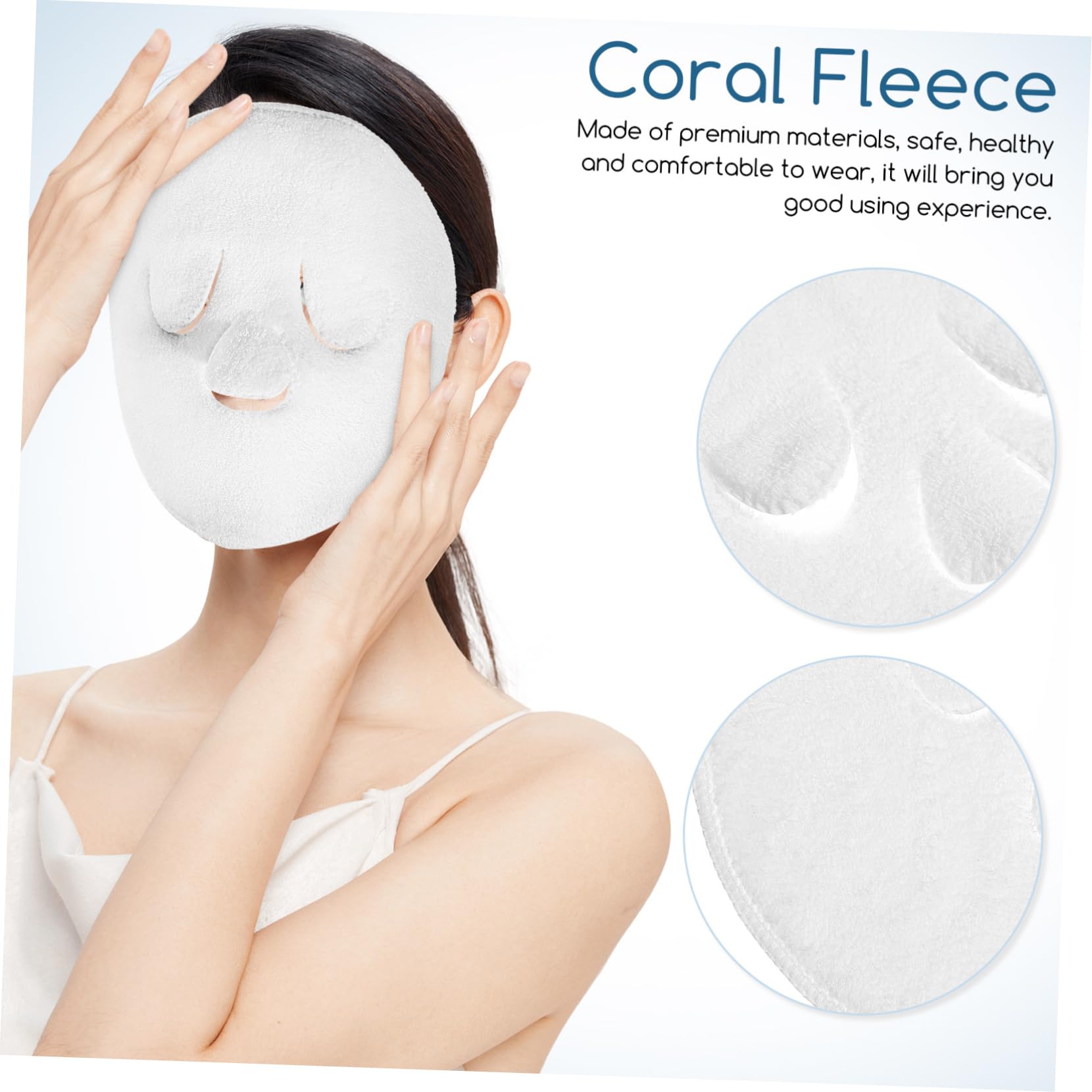 Reusable Cold/Hot Face Masks 2PCS - Beauty Compress Towels for Skin Care & Relaxation
