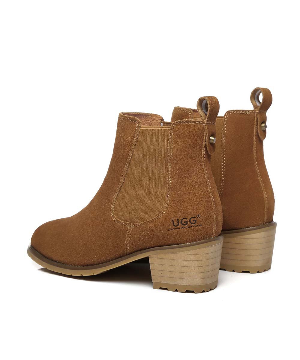 Women's UGG Sandy Boots - Genuine Sheepskin Winter Boots for Women, Cozy & Comfortable - Perfect for Cold Weather, Snow, and Casual Outfits