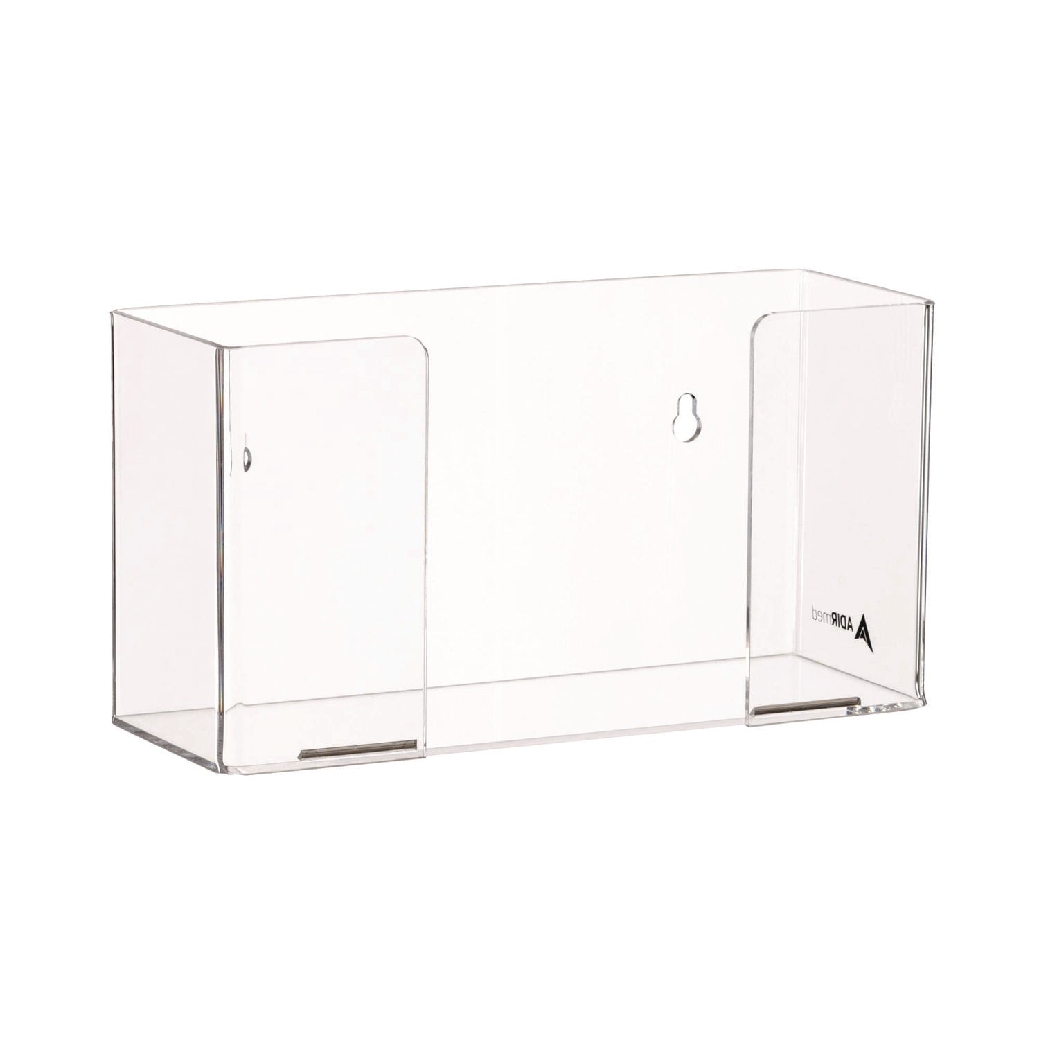 AdirMed Clear Acrylic Glove Dispenser Box - Holds 100 Gloves (10.2