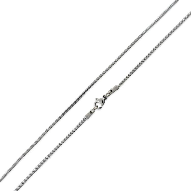 2MM Stainless Steel Snake Chain Necklace for Women & Men - Durable Hypoallergenic Jewelry Gift for Everyday Wear, Parties & Special Occasions