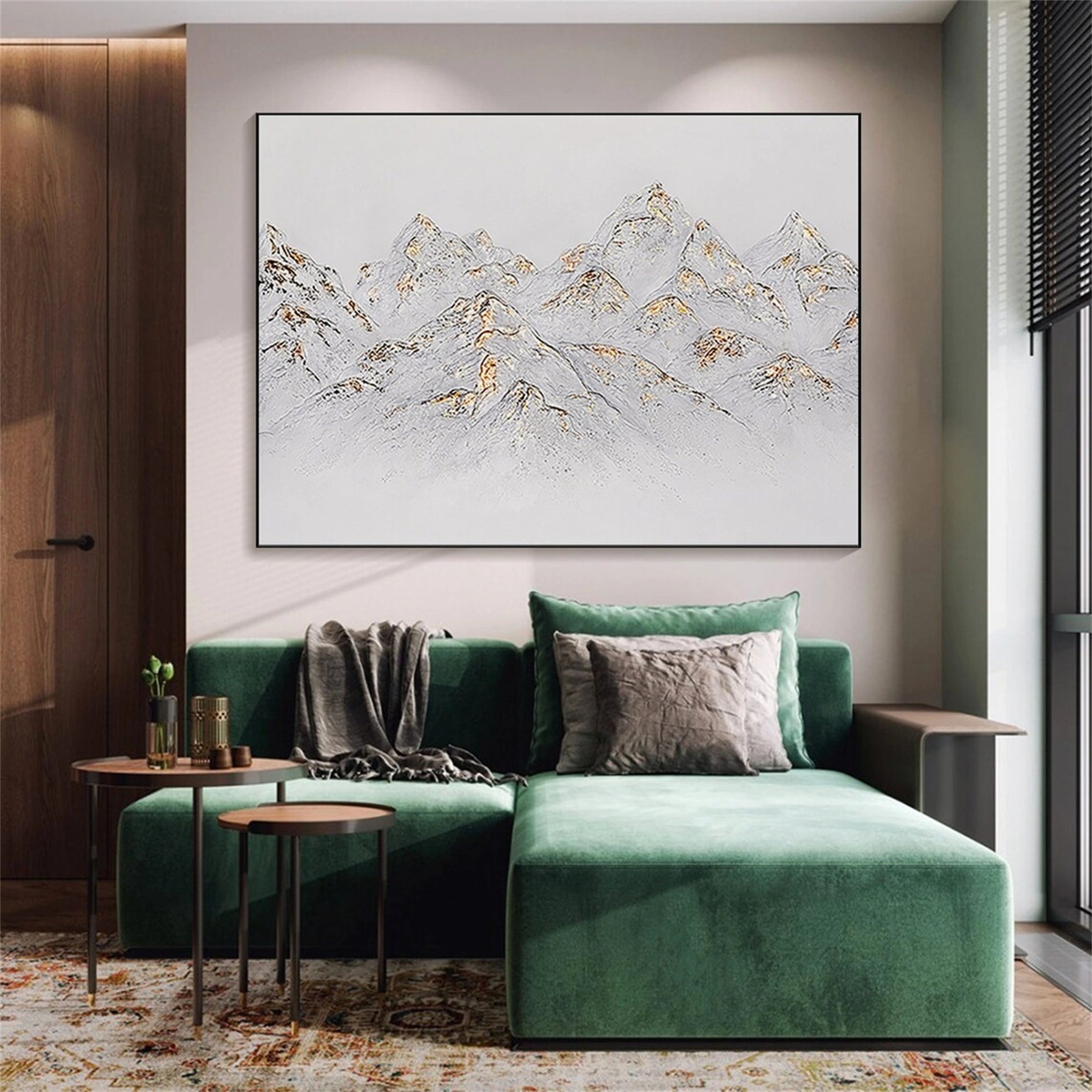 Minimalist Textured Plaster Art Painting - Abstract Wall Decor for Living Room, Bedroom & Office | #MM124