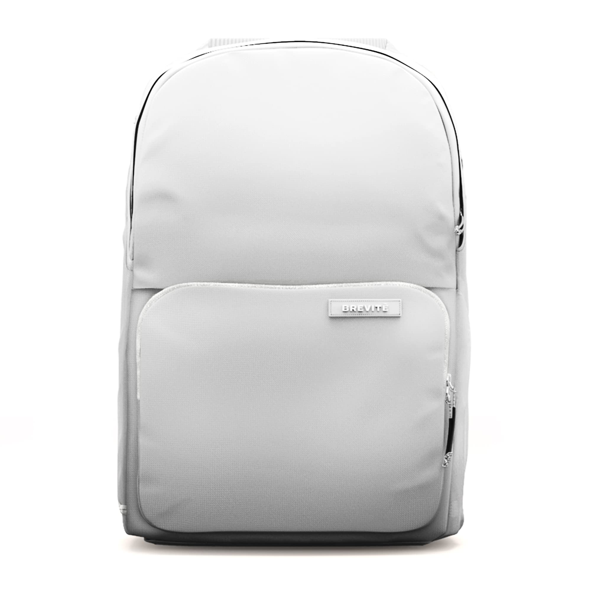 BREVITE The Backpack - Stylish 18L Travel Backpack for Men & Women with Laptop Compartment | Lightweight, Spacious & Functional Daypack for Work, School & Outdoor Adventures (Gray)