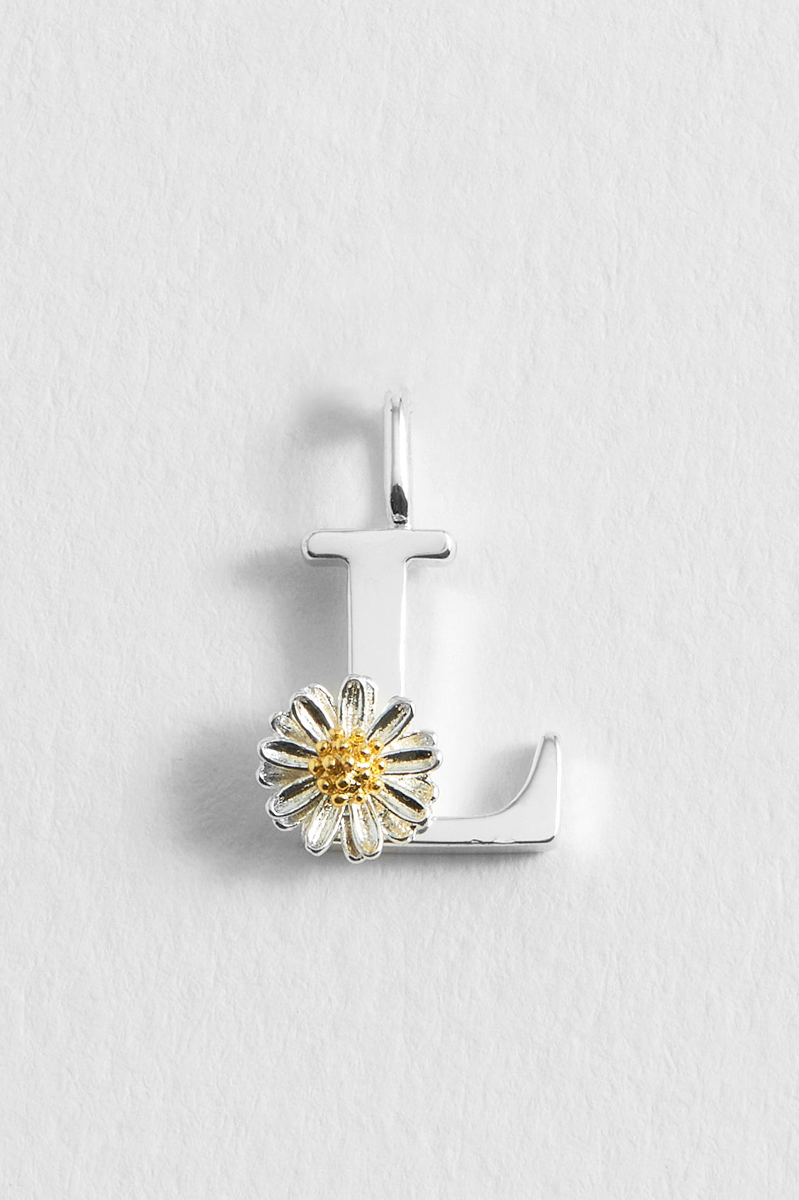 Personalized Wildflower Initial Charm Necklace - Dainty Floral Letter Pendant Jewelry for Women - Perfect for Birthdays, Anniversaries & Everyday Wear