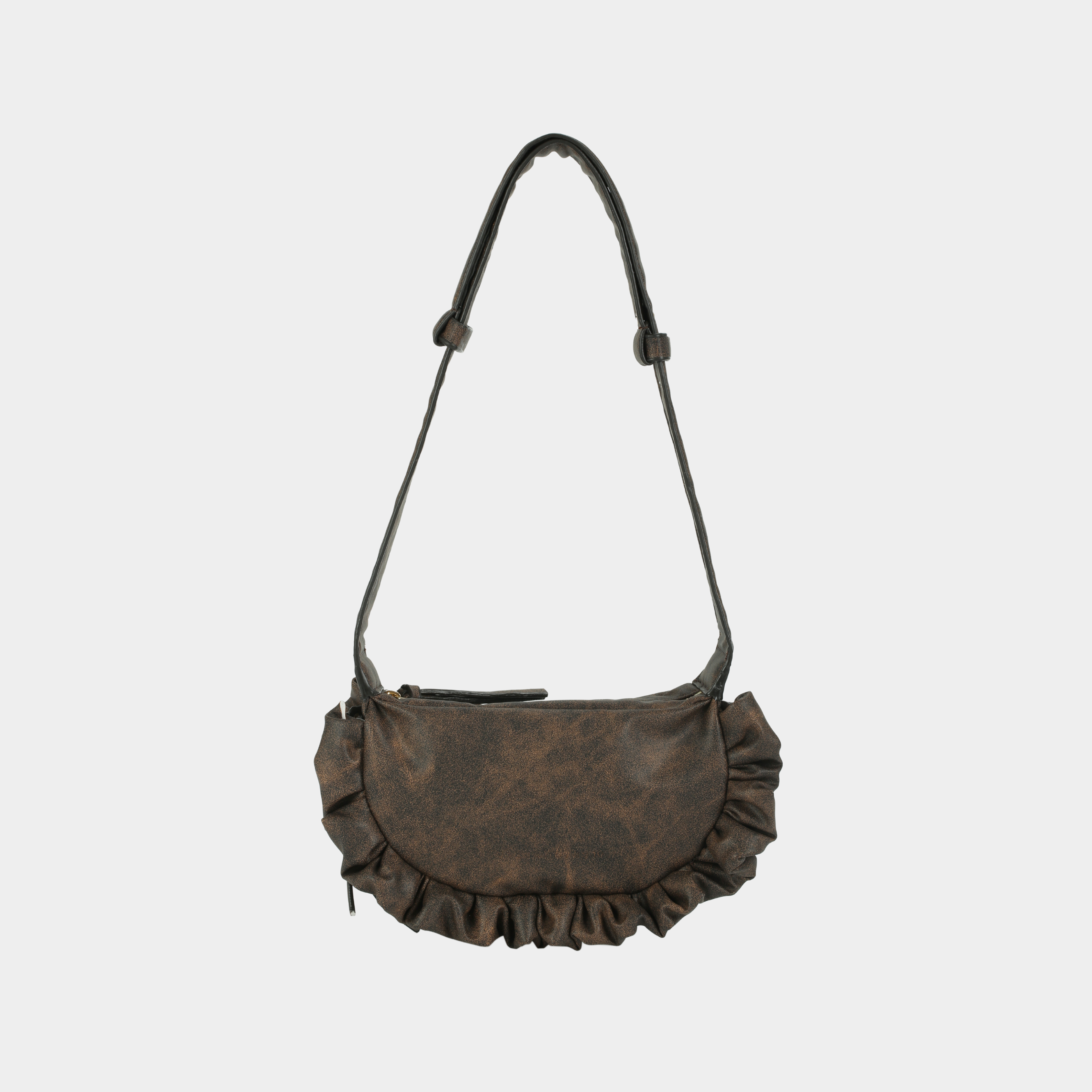 CHAUTFIFTH Elegant Lace Ruffles Handbag for Women - Stylish Crossbody Purse with Adjustable Strap, Perfect for Parties, Weddings & Evening Events