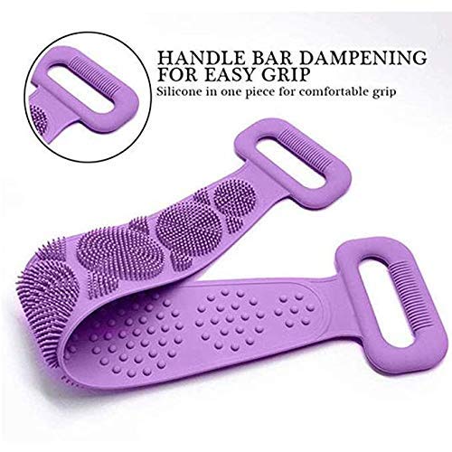 RIGJAK Dual-Sided Body Scrubber - Exfoliating Shower Brush for Men & Women - Perfect for Dead Skin Removal & Deep Cleaning