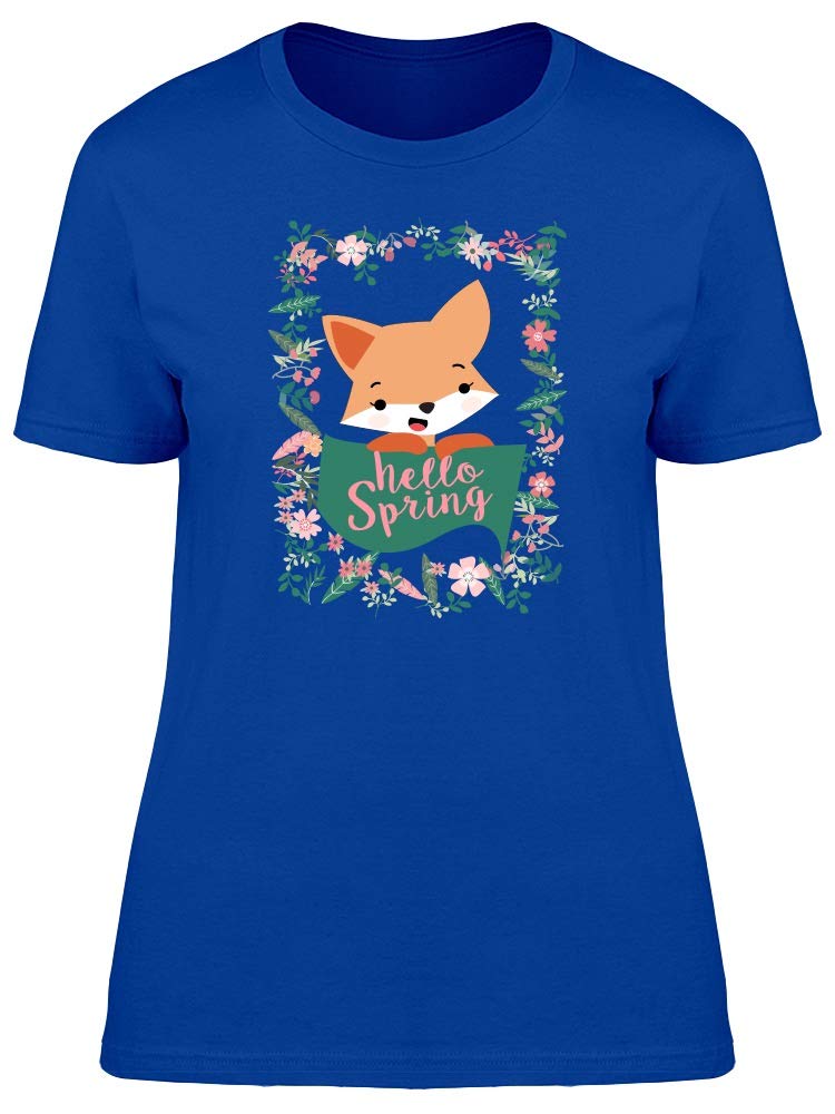 Stylish Fox Doodle Spring T-Shirt for Women - Trendy Graphic Tee for Casual Wear, Outfits & Spring Fashion