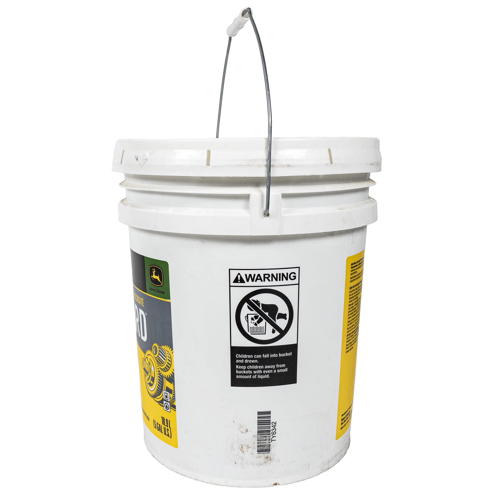John Deere Low Viscosity Hy-Gard Transmission & Hydraulic Oil - 5 Gallon Bucket (TY6342) for Tractors, Combines & Heavy Equipment Maintenance
