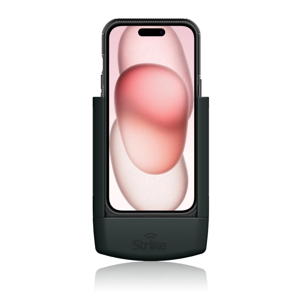 iPhone 15 Car Mount Holder - Universal Phone Stand for Strike Rugged Case - Perfect for Driving, Commuting & Road Trips