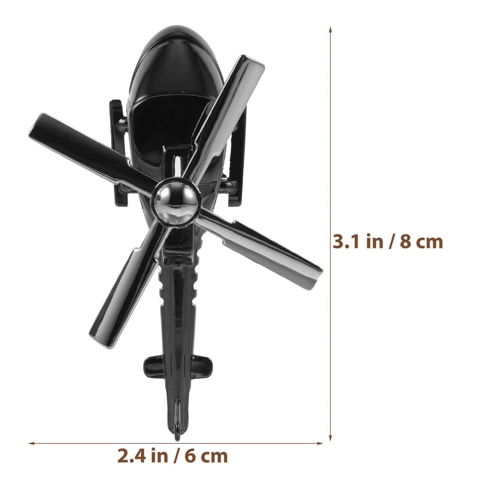 Car Air Freshener Helicopter Rotating Diffuser - Aroma Vent Clip for Car & Airplane Interior Decoration, Ideal for Long Drives & Travel