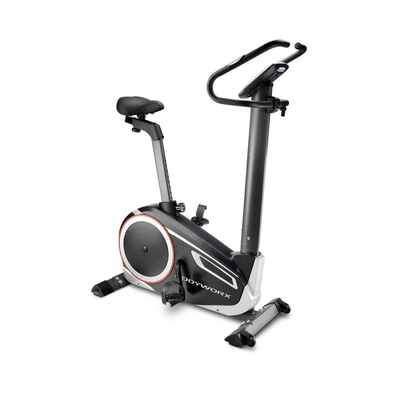 Bodyworx ABX450BT Upright Exercise Bike for Home Gym - Bluetooth Connectivity, LCD Display & Adjustable Resistance | Perfect for Cardio Workouts, Weight Loss & Indoor Cycling Training