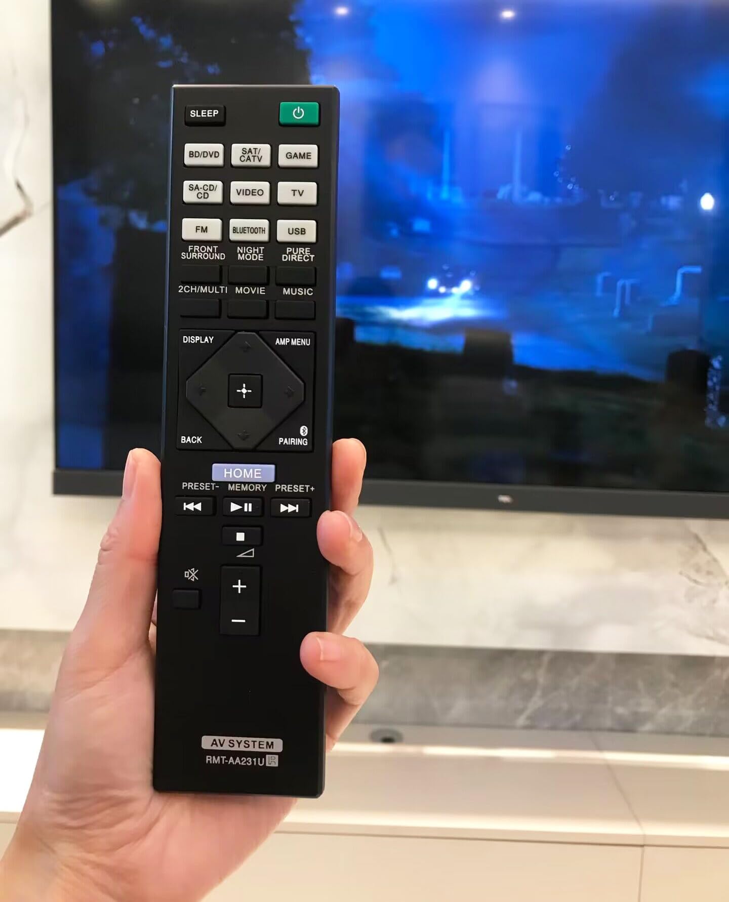 Original Sony STR-DH770 STR-DN1080 AV Receiver Replacement Remote Control - Compatible with Home Theater Systems, Perfect for Movie Nights & Entertainment Setup