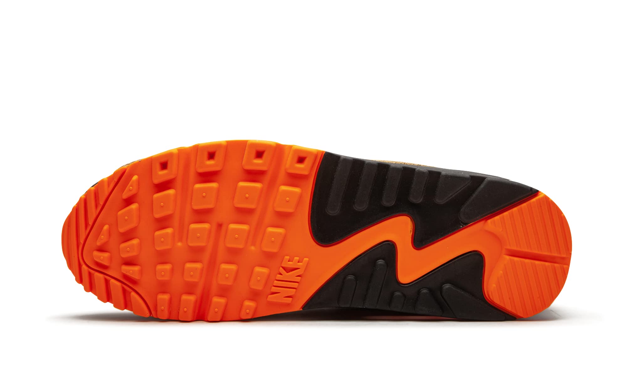 Nike Men's Air Max 90 CW4039 800 Orange Duck Camo Sneakers - Size 9 | Comfortable Running Shoes for Jogging, Gym Workouts & Casual Wear