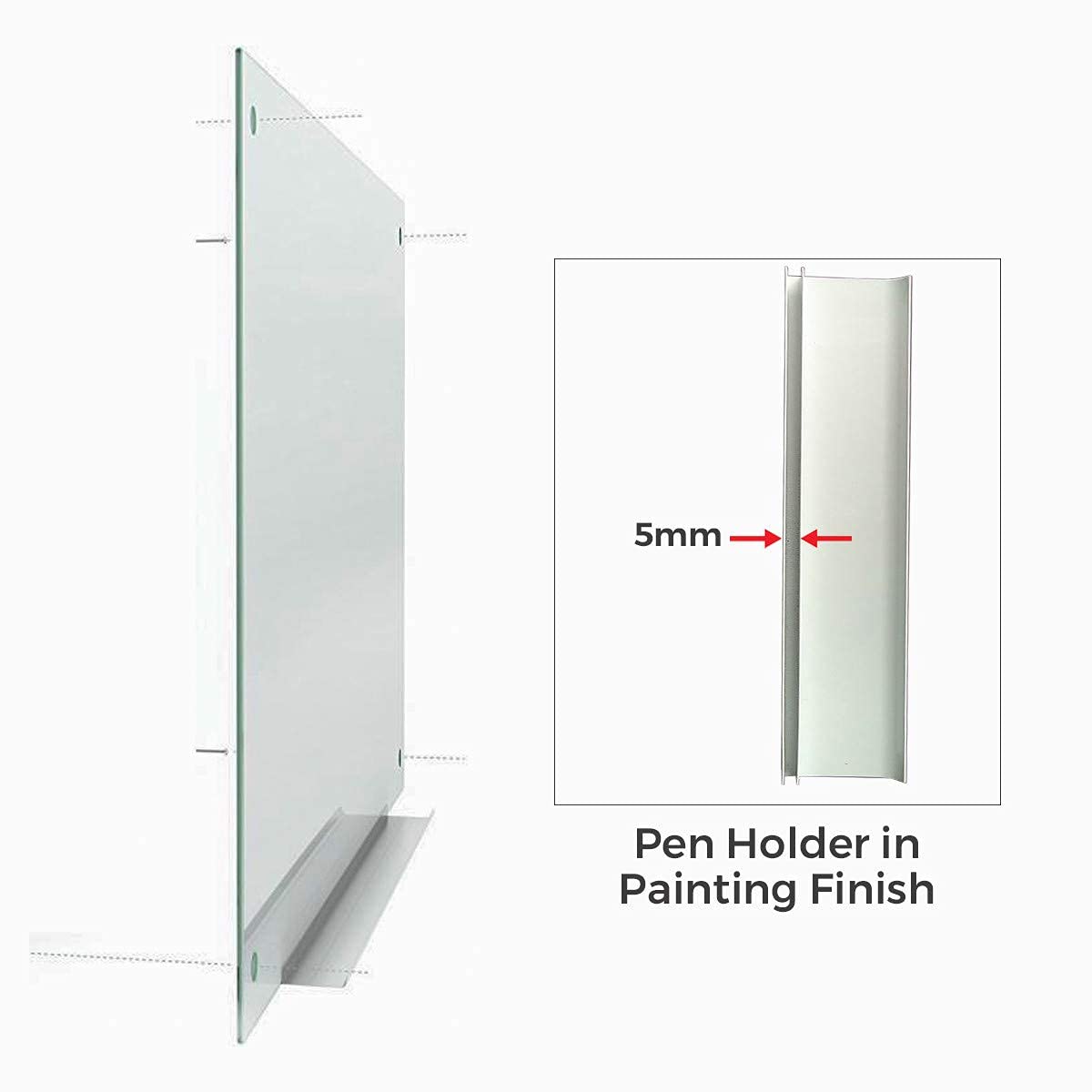 Magnetic Dry Erase Glass Board 36