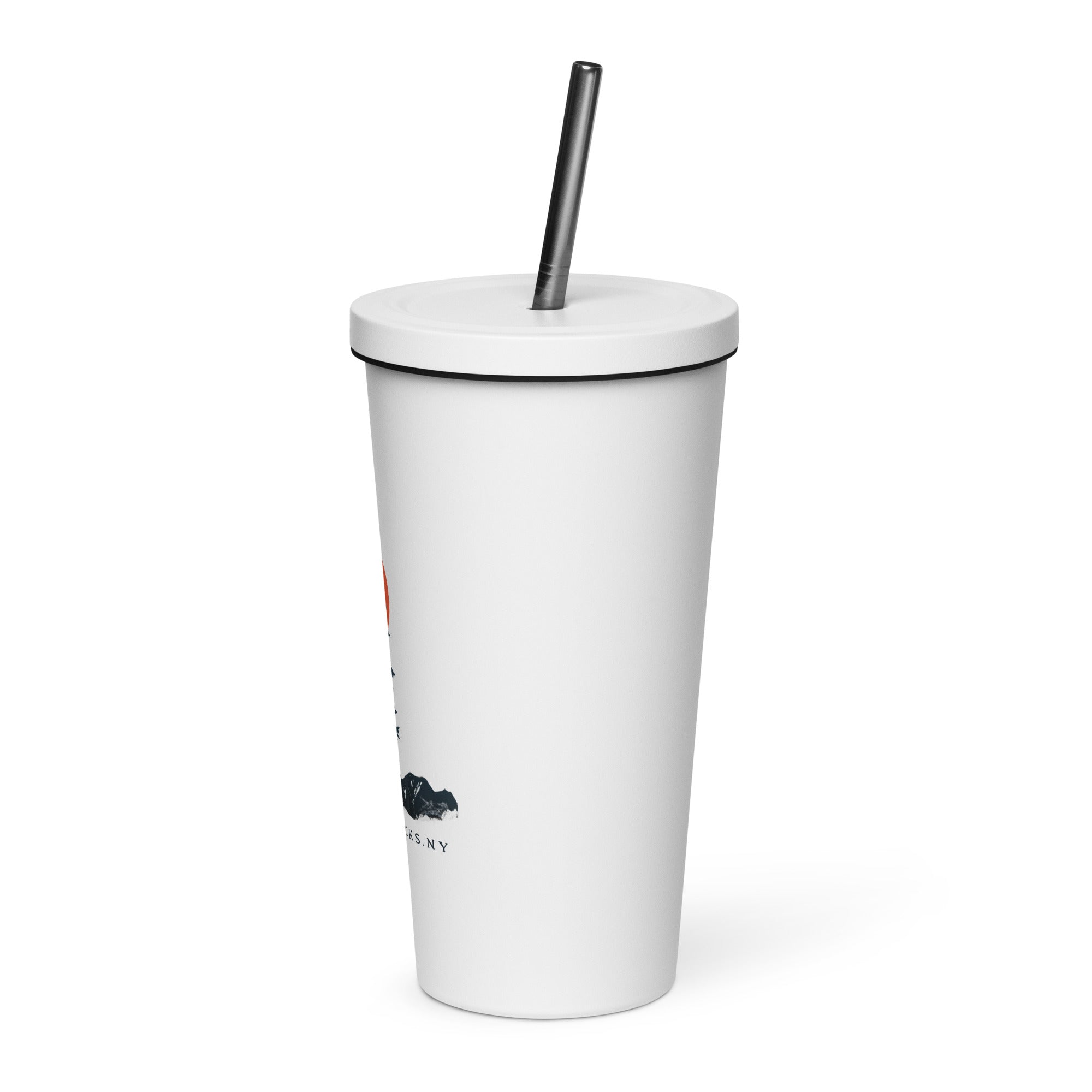 Great Roots Insulated Tumbler - 20oz Stainless Steel Vacuum Flask with Lid & Straw - Keeps Drinks Hot/Cold for 24 Hours - Perfect for Office, Gym, Travel & Outdoor Activities