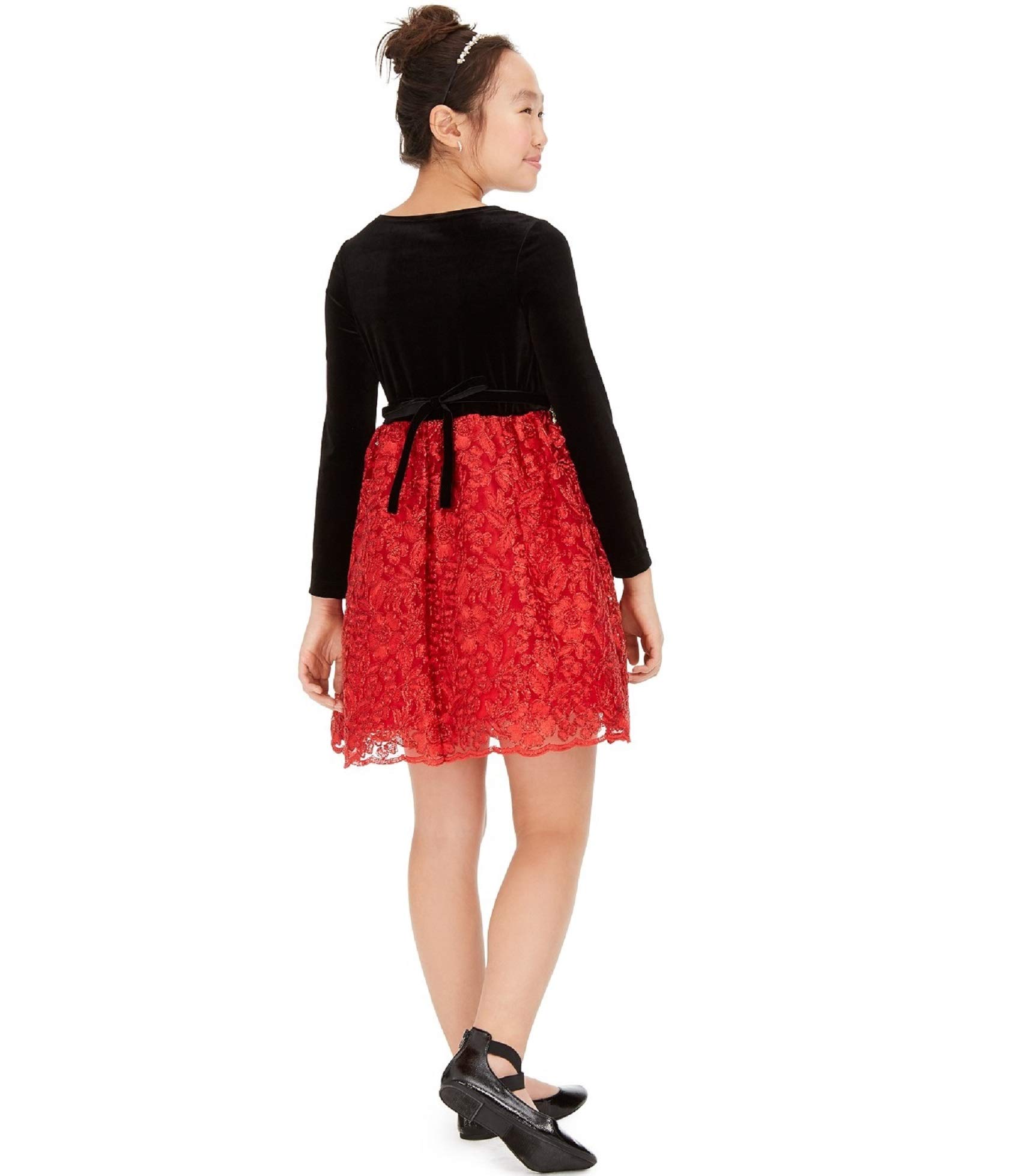 Rare Editions Big Girls Dress Size 14 Red - Stylish Party & Holiday Outfit for Teen Girls