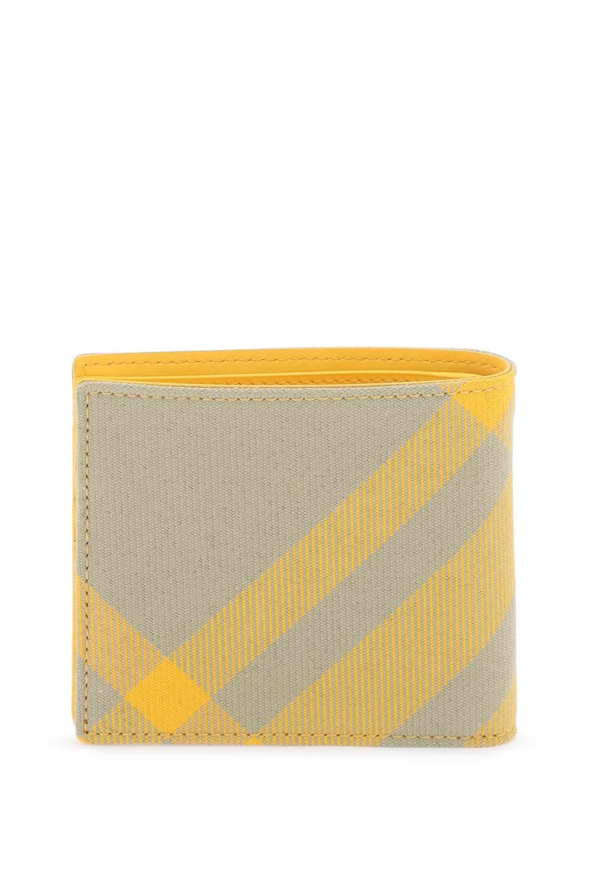 Authentic Burberry Check Bifold Wallet for Men - Classic Plaid Design, RFID Protection - Perfect for Everyday Use & Travel