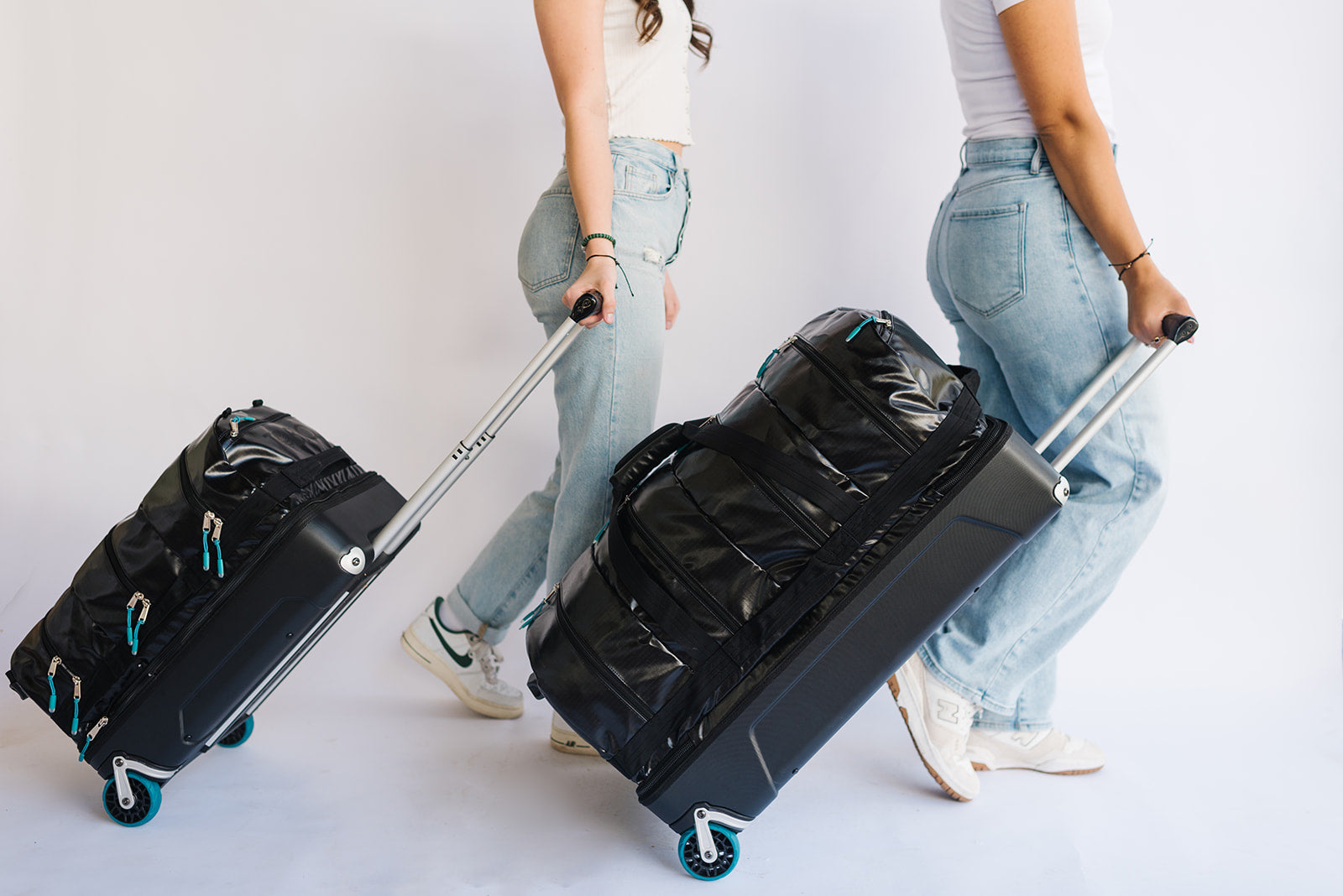 Sleek Vik Convertible Trolley Roller Bag - Expandable Carry-On Luggage with 360° Wheels for Travel, Business & Weekend Getaways | Perfect for Airplane, Train & Road Trips