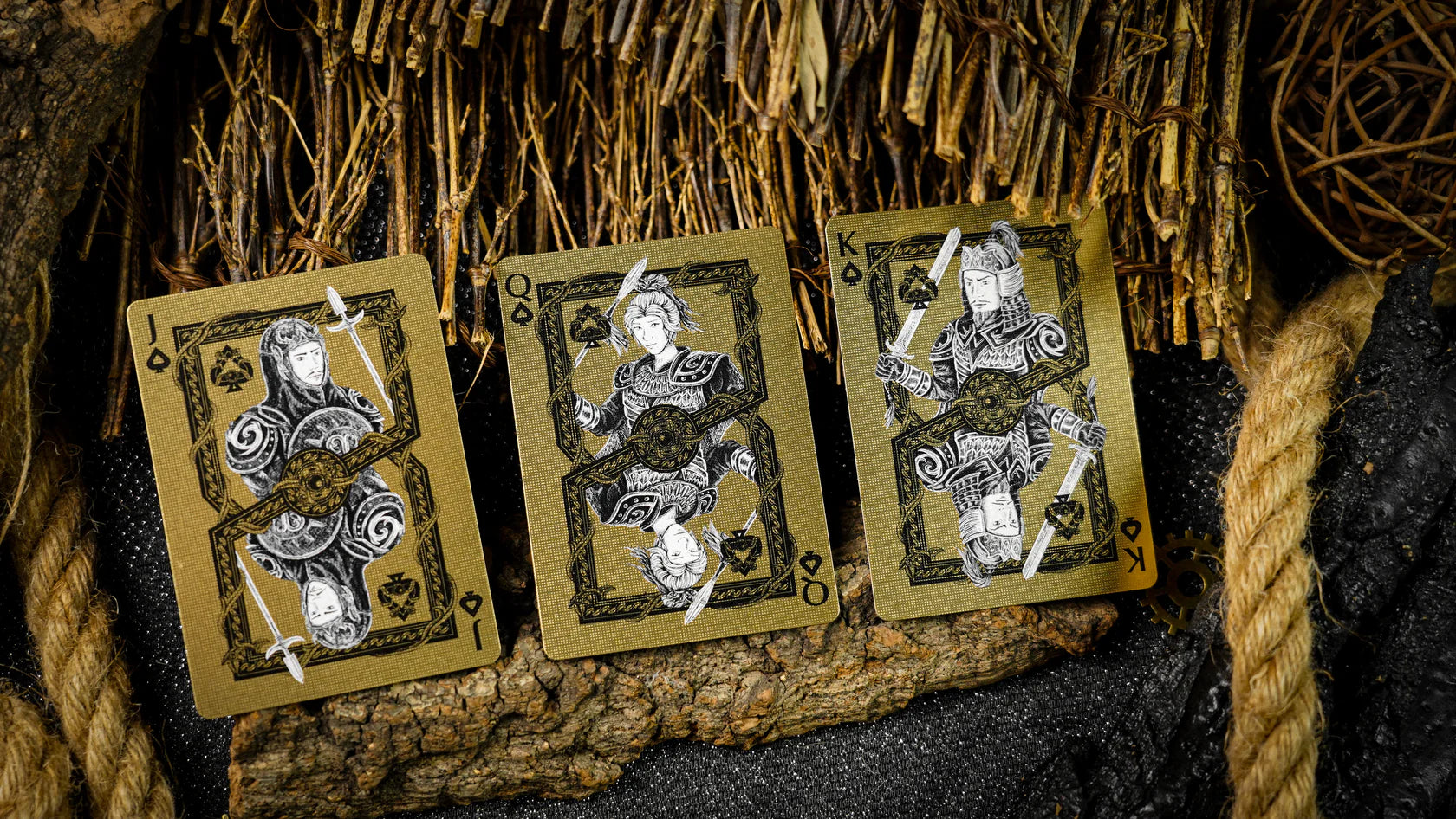 Premium ARK Black Gold Box Set - Vermilion Bird Playing Cards for Poker, Magic Tricks & Collectors | Elegant Gift for Card Game Enthusiasts