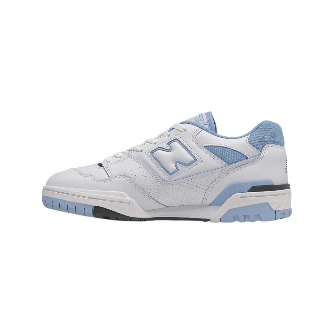 New Balance 550 Sneakers in UNC White & University Blue | Men's & Women's Basketball Shoes for Casual Wear & Street Style
