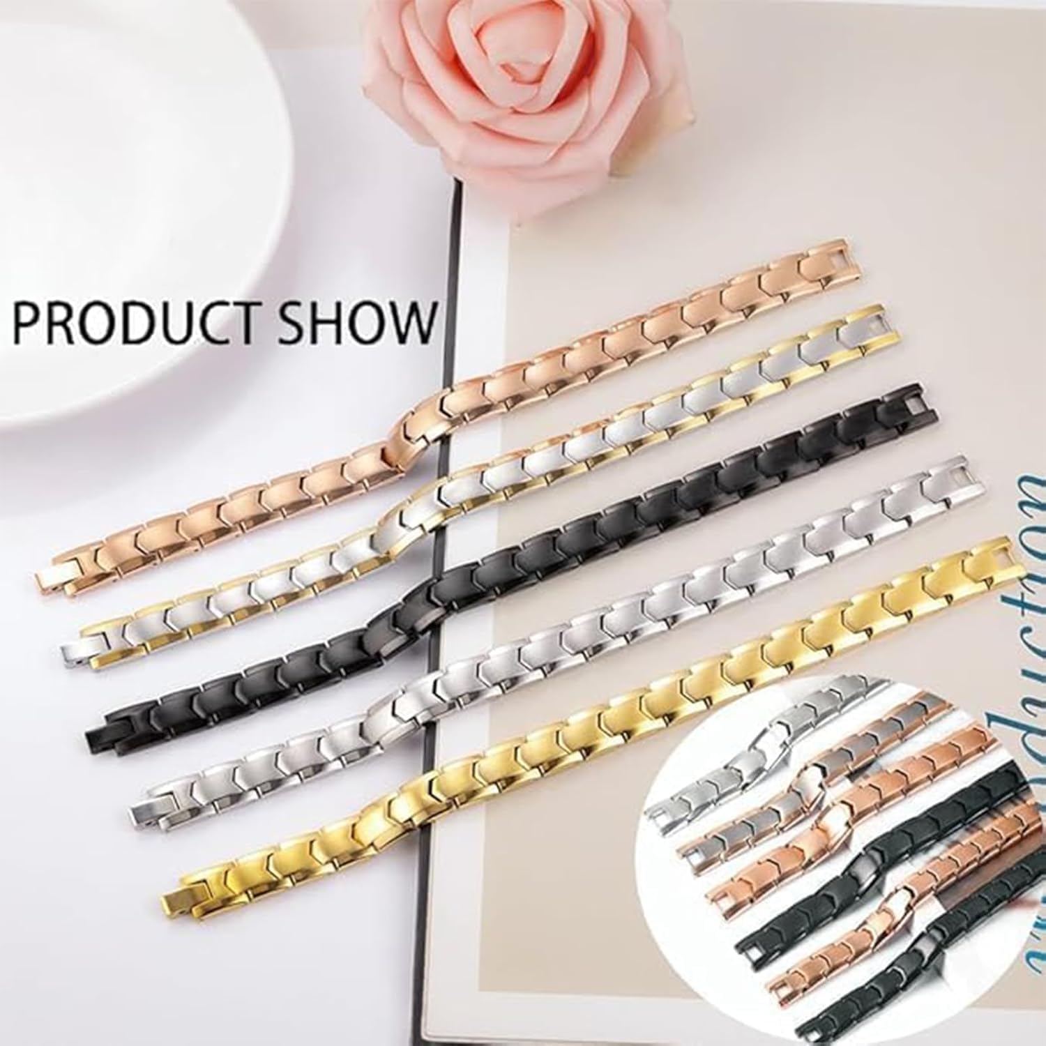 Quantum Copper Magnetic Bracelet for Men & Women - Adjustable Fashion Bracelet with Prostate Support - Perfect for Pain Relief, Energy Boost & Daily Wear