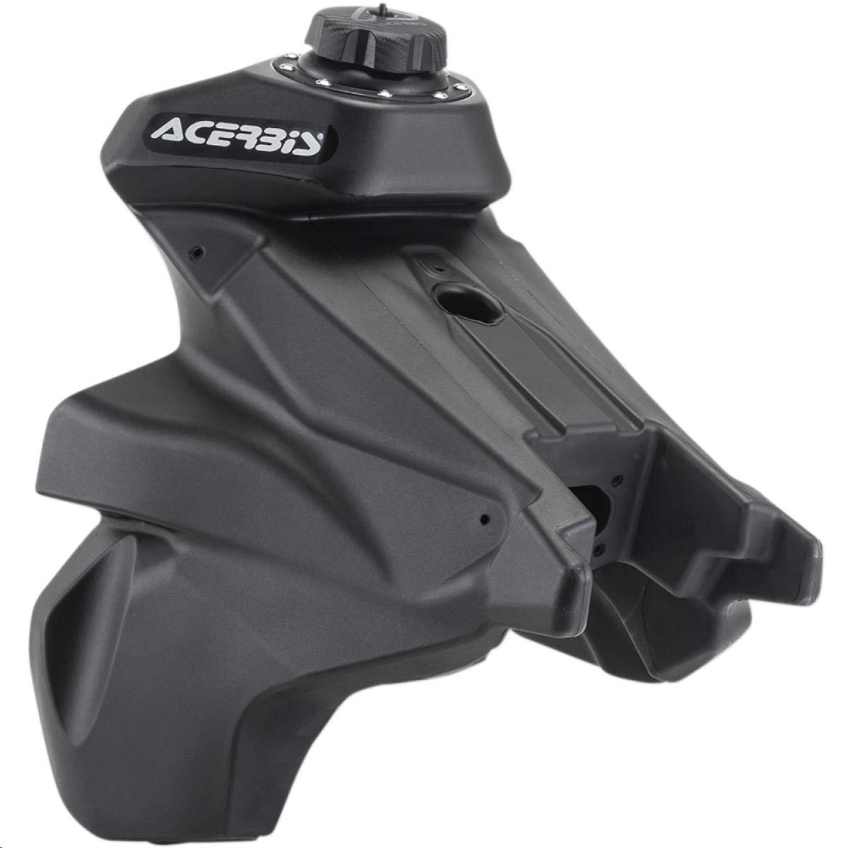 Acerbis Husky 4.0 Black Gas Tank - High Capacity Fuel Tank for Motorcycles & ATVs - Perfect for Off-Road Adventures & Long-Distance Riding