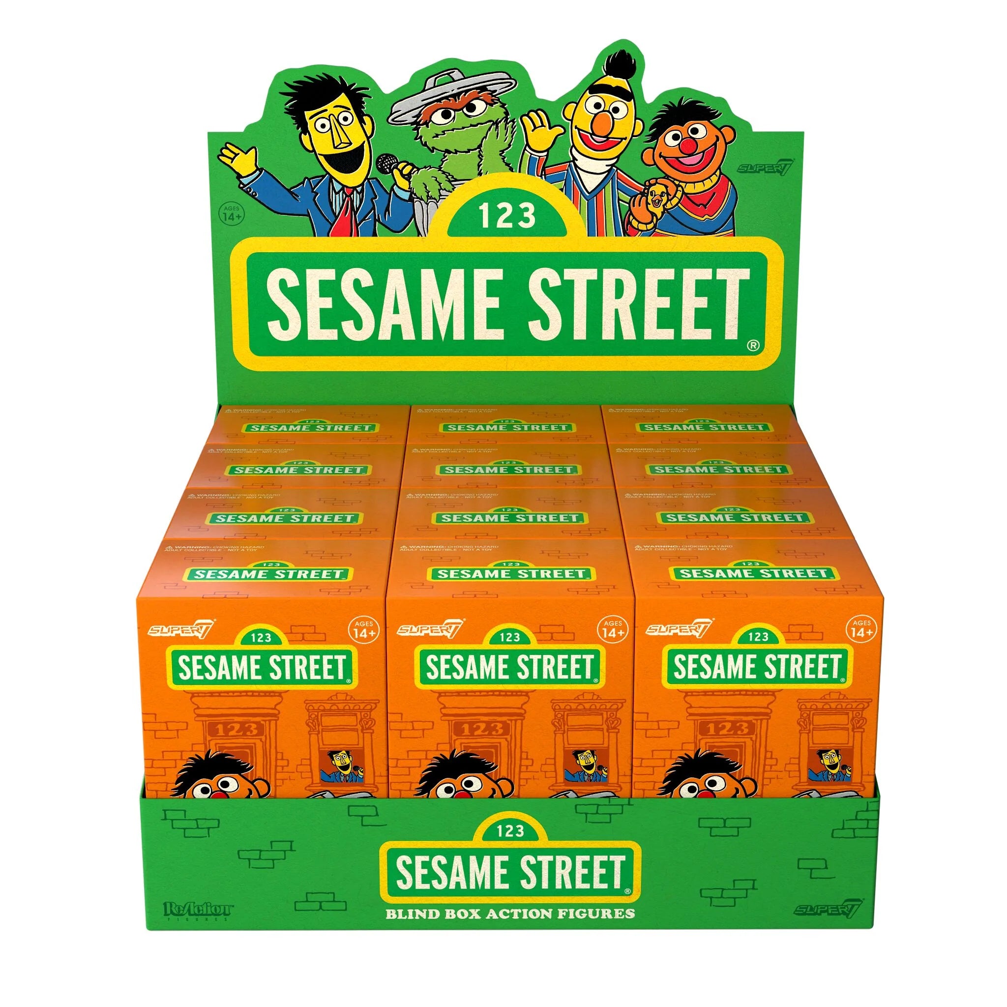 Sesame Street Blind Box Wave 3 - Collectible Mystery Toys for Kids & Adults - Perfect for Gifts, Parties, and Surprise Reveals