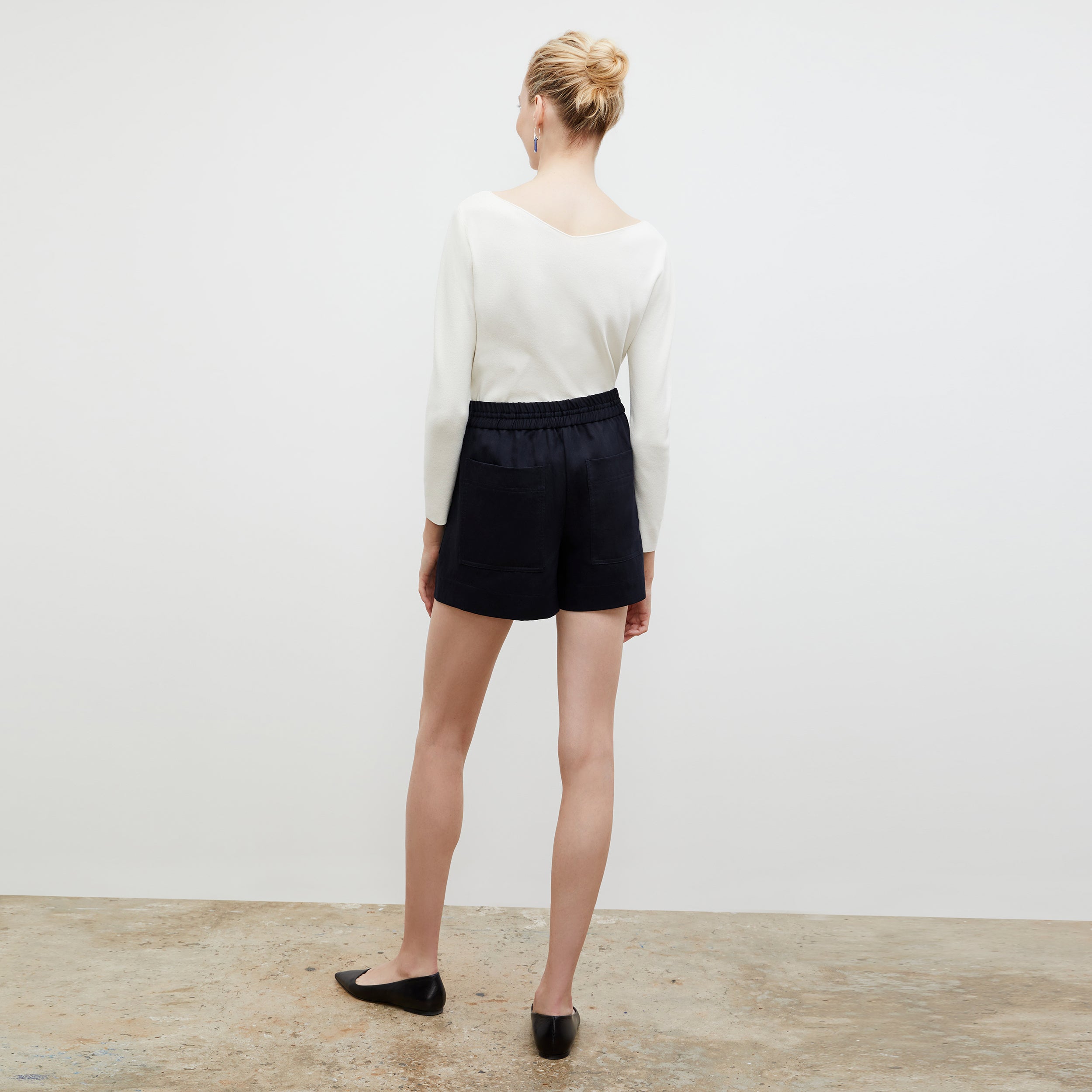 Adina Everyday Twill Shorts for Women - Comfortable Casual Nightwear & Lounge Pants for Relaxing at Home or Sleeping