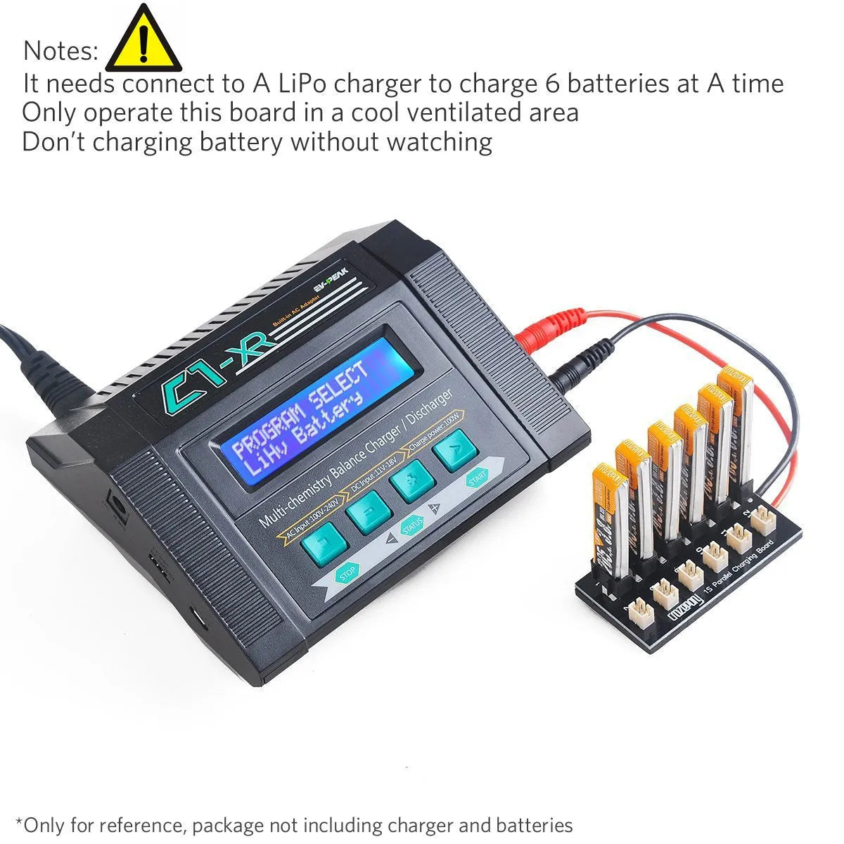 Crazepony 1S LiPo Battery Charging Board - Compact USB Charger for RC Drones, Quadcopters & DIY Electronics Projects | Perfect for Hobbyists and Remote Control Enthusiasts