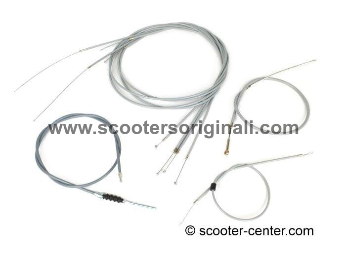 Vespa PX BGM PRO Teflon Lined Cable Set - High Performance Scooter Replacement Parts for Vespa PX Models - Perfect for DIY Repairs & Maintenance