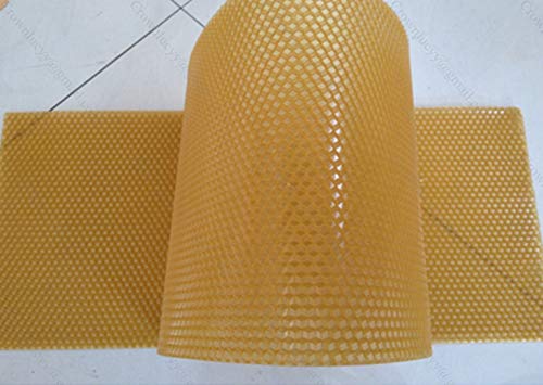 YUCHENGTECH Manual Beeswax Comb Foundation Roller Mill Machine - 86 x 310mm Bee Wax Roller Stamper with 5.4mm/4.9mm/4.8mm Cell Size Options (5.4mm) | DIY Beekeeping Equipment for Honeycomb Making & Beekeepers