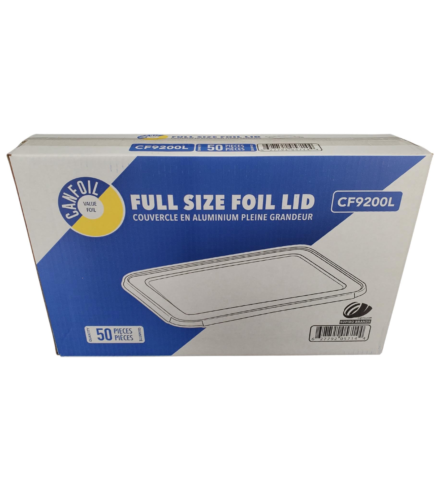 Premium Aluminum Foil Full Size Pan Lids - Heavy Duty, Reusable & Oven Safe - Perfect for Baking, Roasting & Meal Prep
