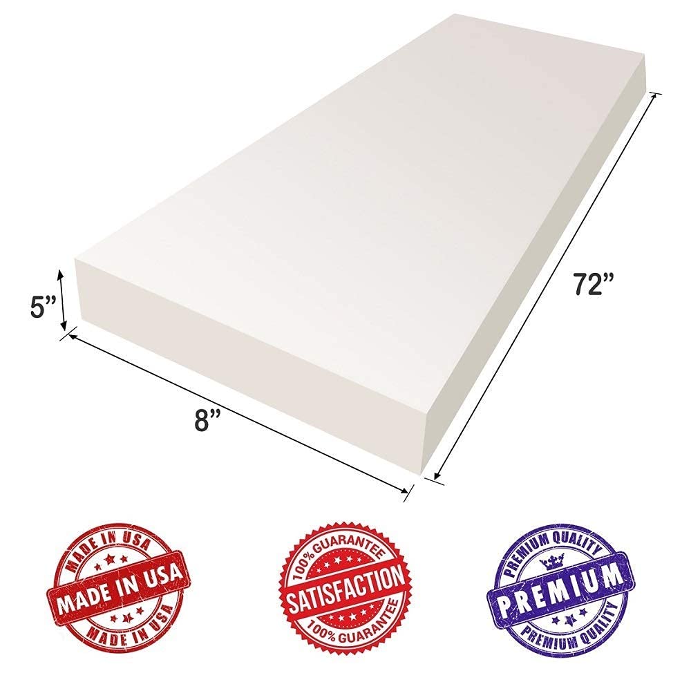 Premium 3.5 lb Density Visco Memory Foam Upholstery Sheet - High Quality Sofa Cushion Replacement, Mattress Topper, Wheelchair Pad for Back Pain & Pressure Relief | Dream Solutions USA (5