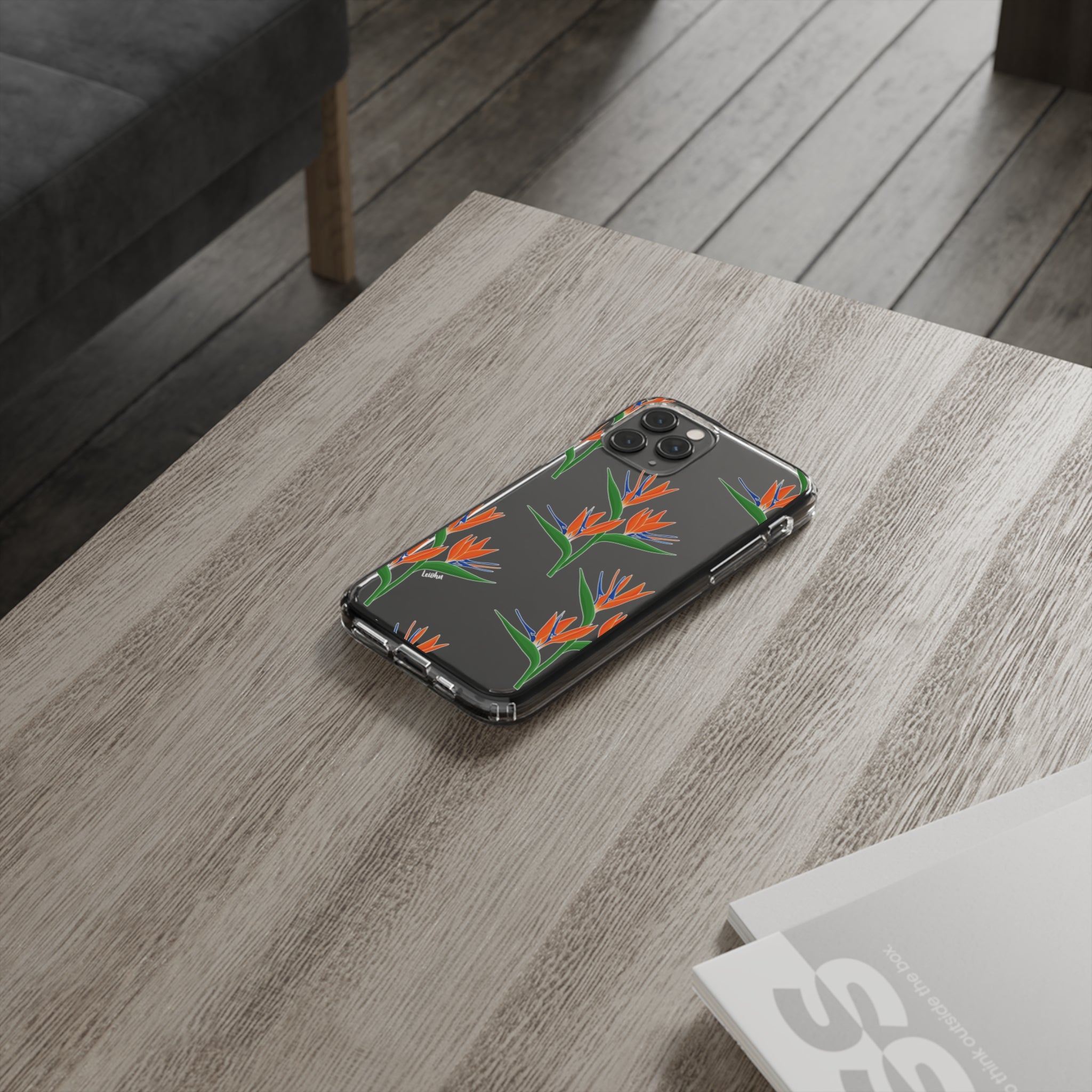Bird of Paradise Clear Phone Case - Durable Protective Cover for iPhone & Samsung - Perfect for Nature Lovers & Tropical Style