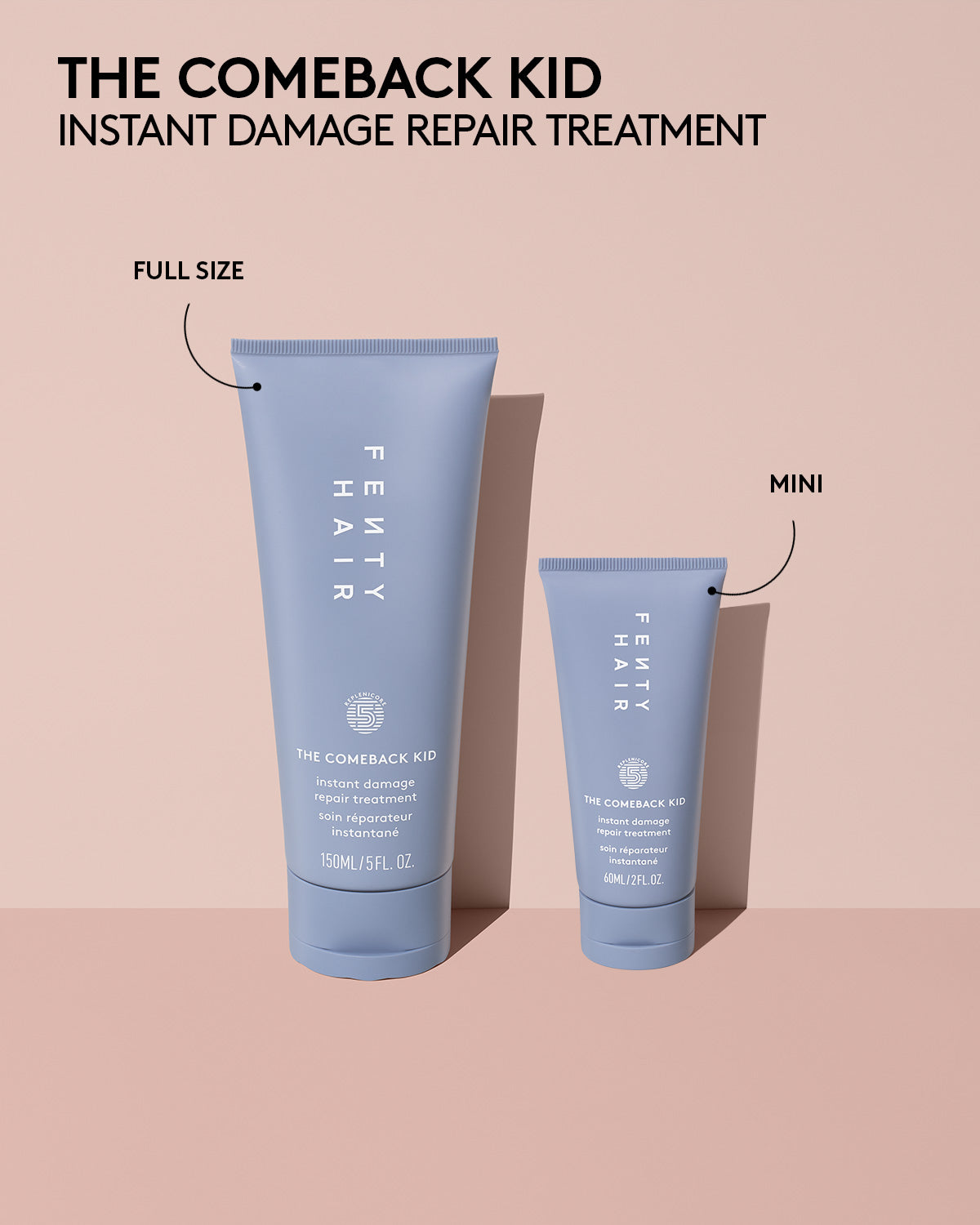 The Comeback Kid Instant Damage Repair Treatment Bond Builder - Restore & Strengthen Damaged Hair for Smooth & Healthy Locks - Perfect for Post-Color, Heat Styling & Chemical Treatments