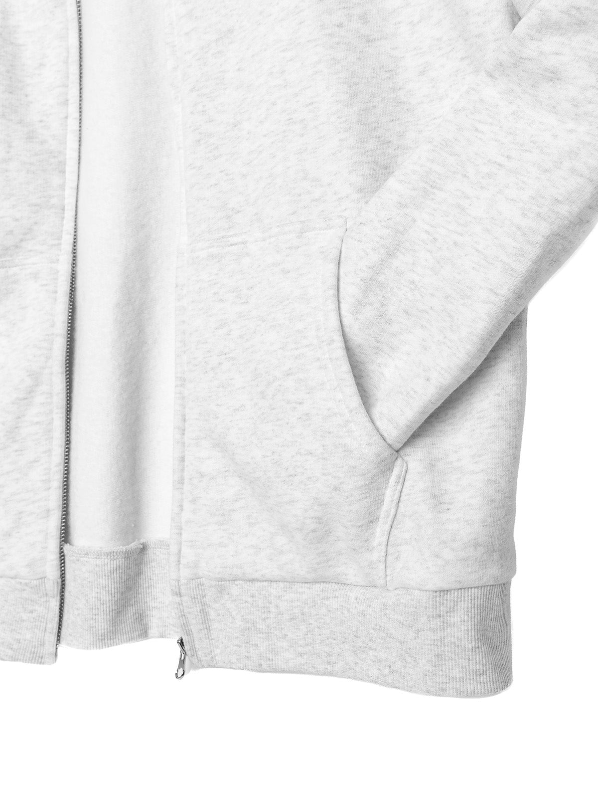 Men's Classic Zip-Up Hoodie - Light Heather Grey | Comfortable & Stylish Pullover for Casual Wear, Gym, and Outdoor Activities