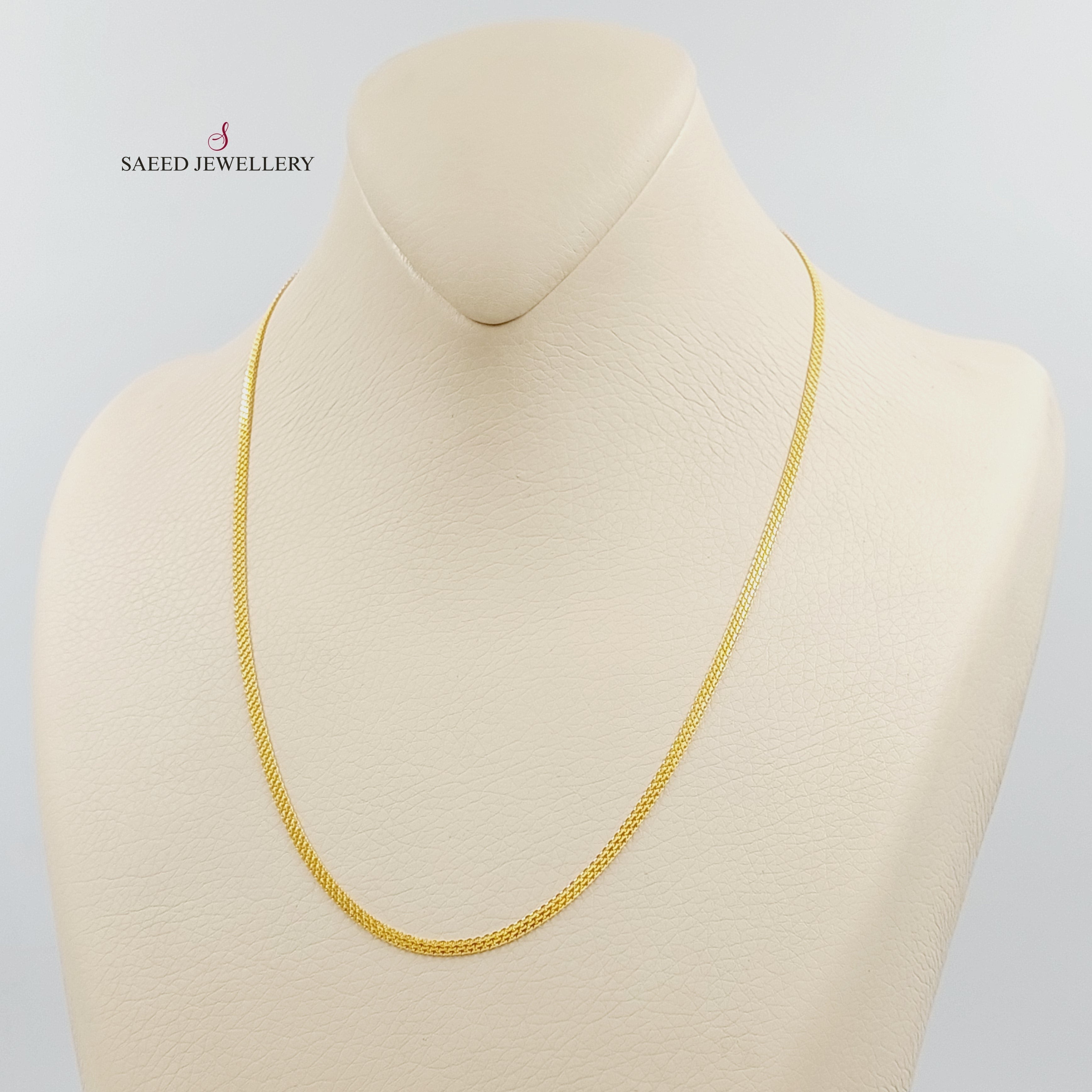 2mm Flat Necklace Chain - Dainty Gold/Silver Layering Chain for Women - Perfect for Everyday Wear, Gift Giving & Jewelry Making